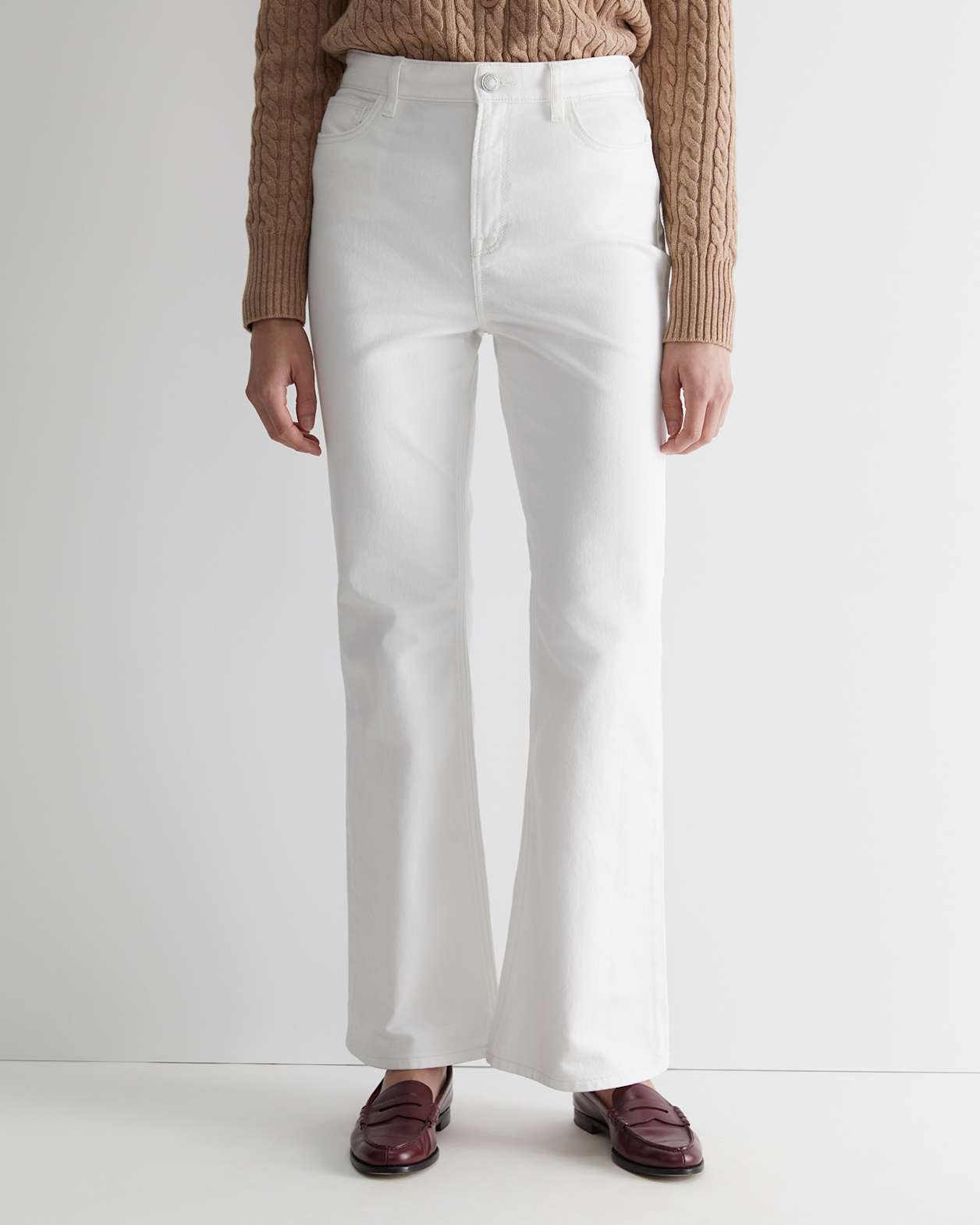 Holly Bootleg Jean in WHITE