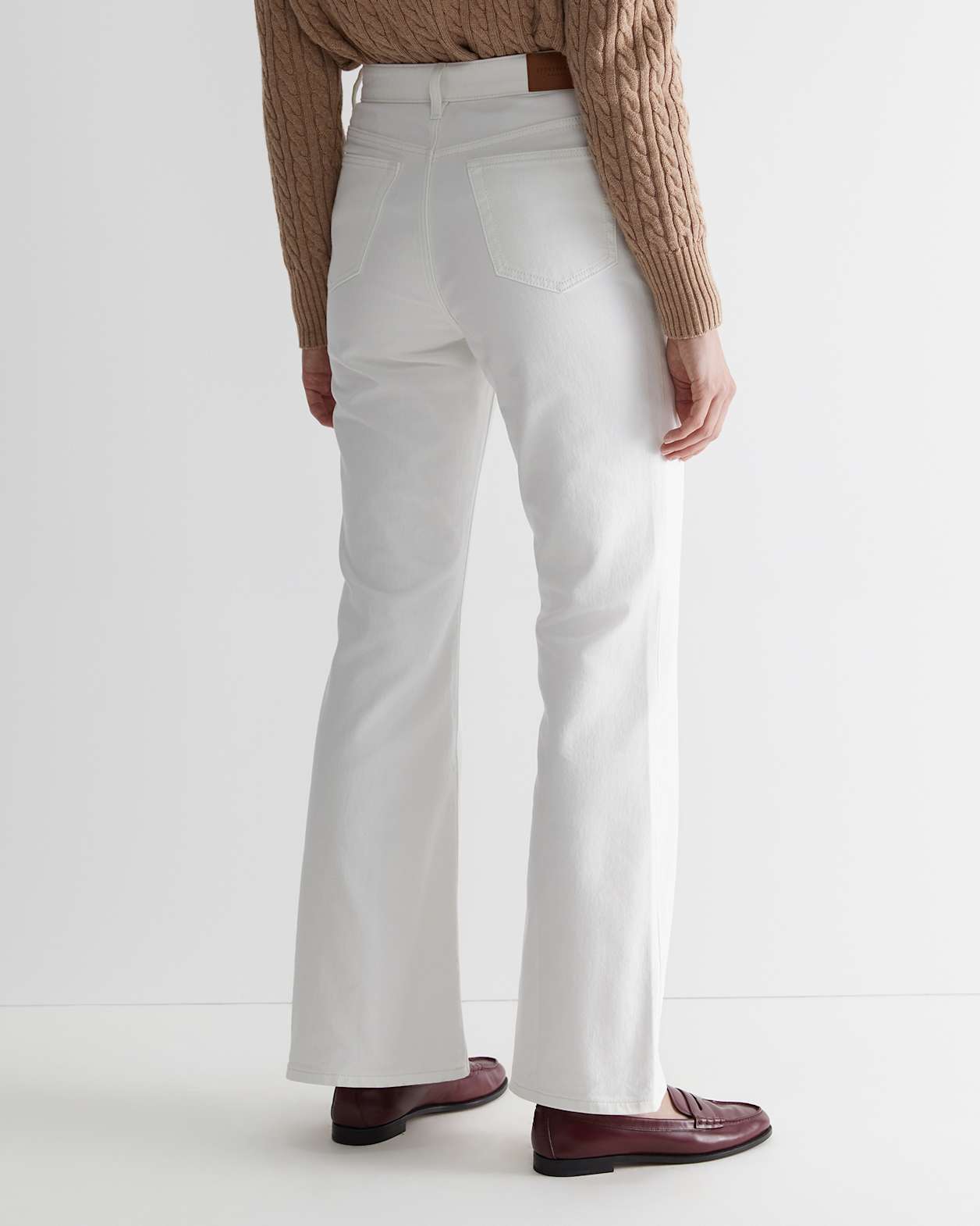 Holly Bootleg Jean in WHITE