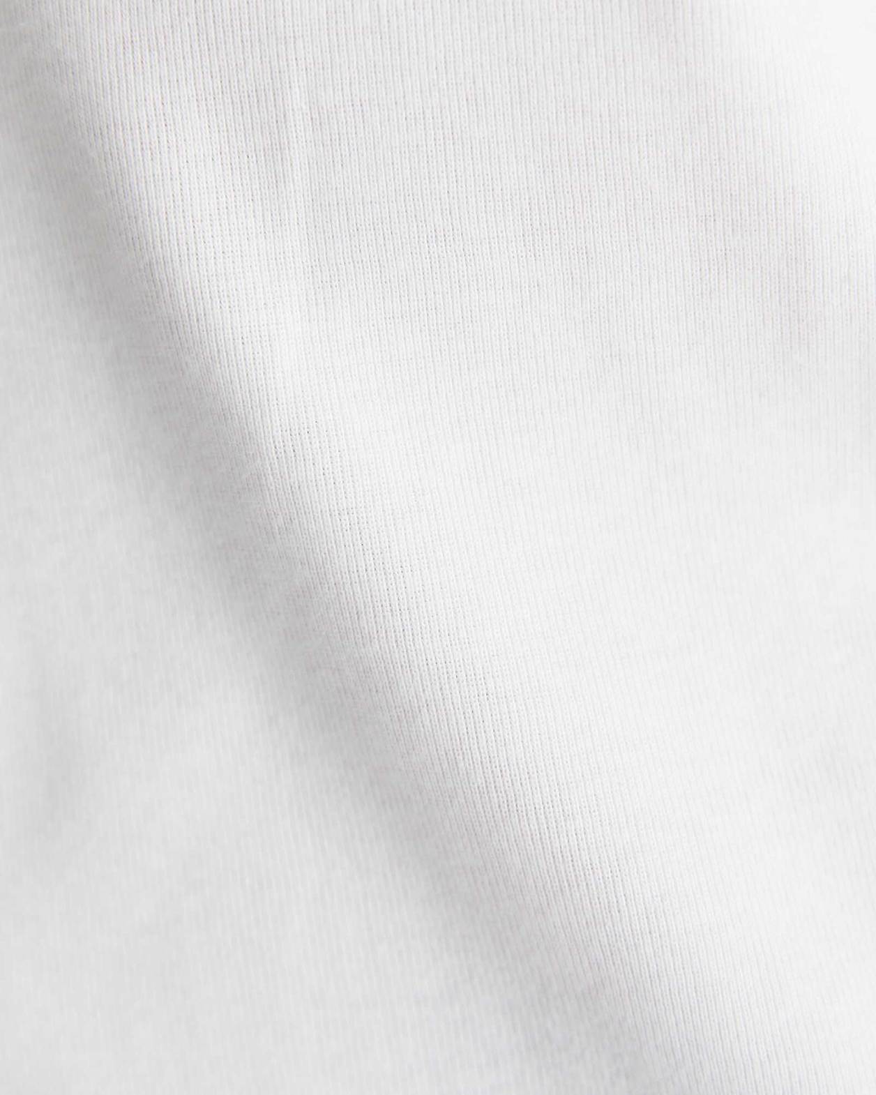 Heidi Long Sleeve Rib Tee in WHITE