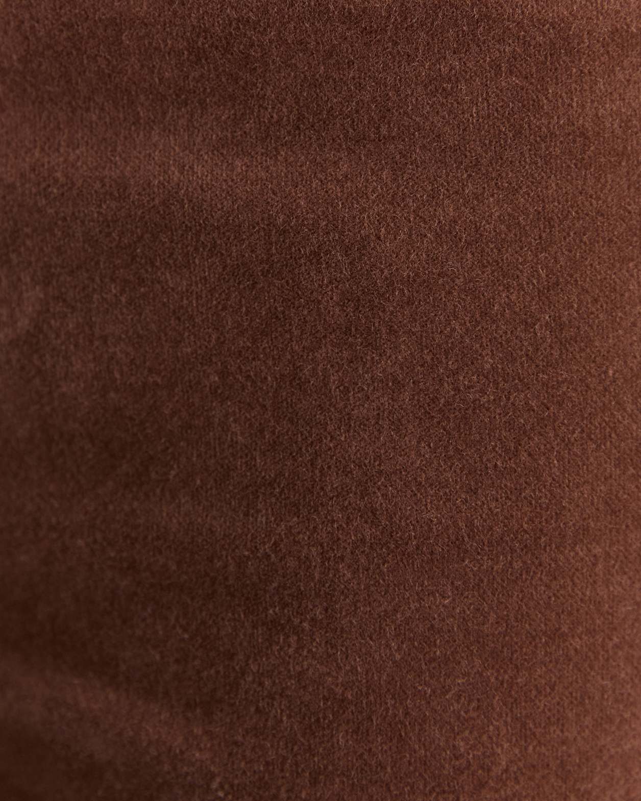 Cleo Velvet Pant in COGNAC