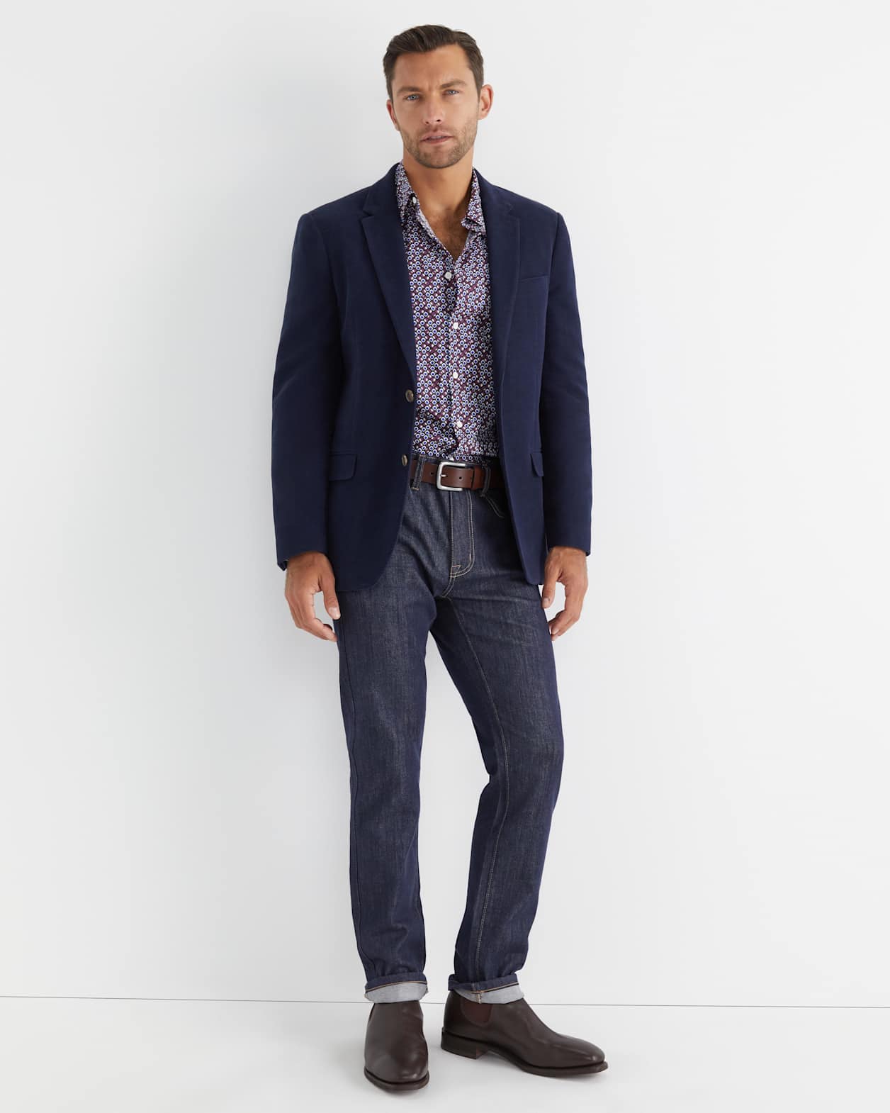 Azra Liberty Shirt in WINEBERRY