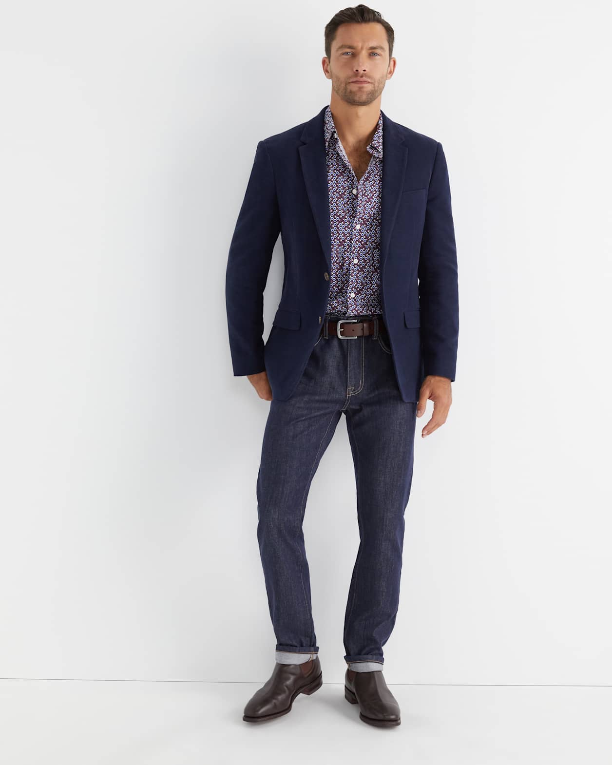 Azra Liberty Shirt in WINEBERRY