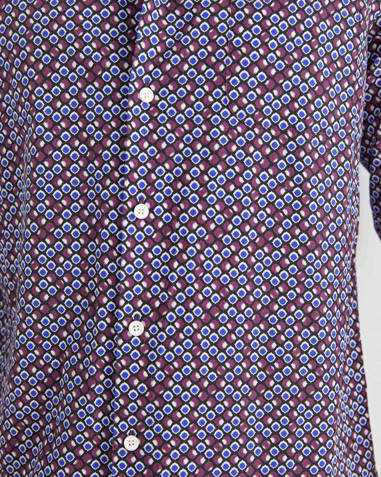 Azra Liberty Shirt in WINEBERRY