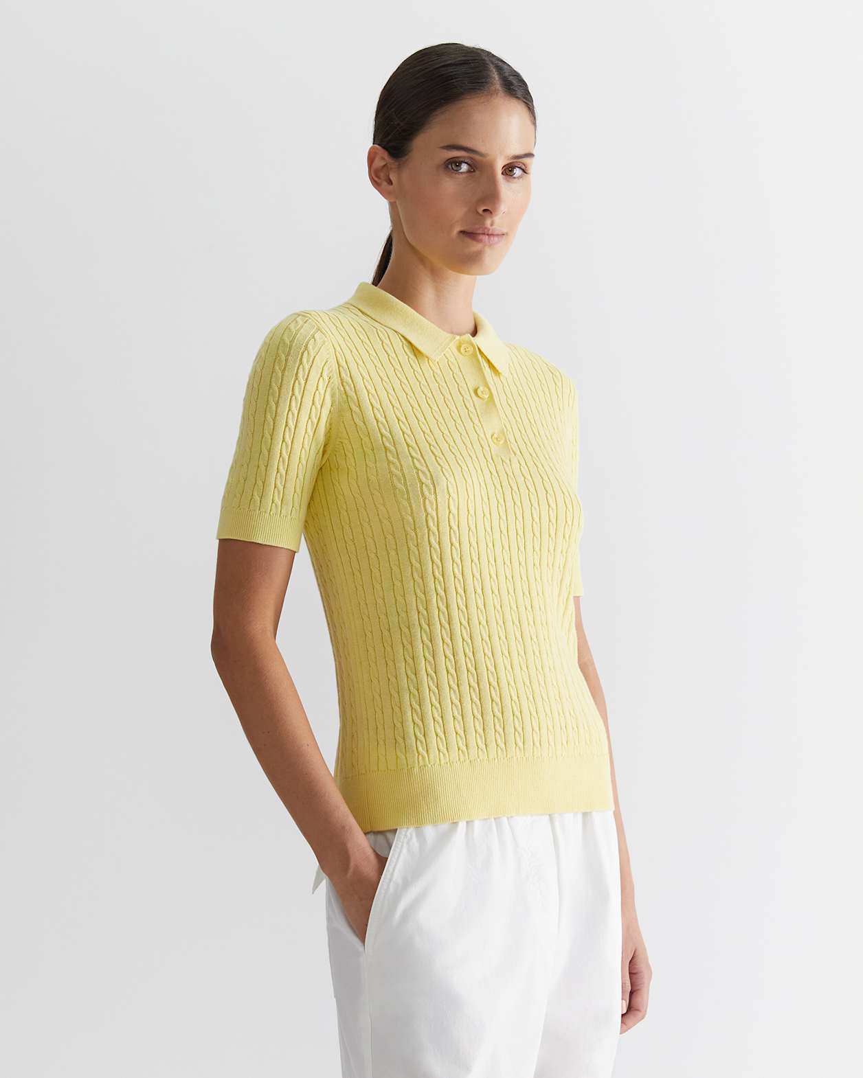 Elka Cable Polo in SUN
