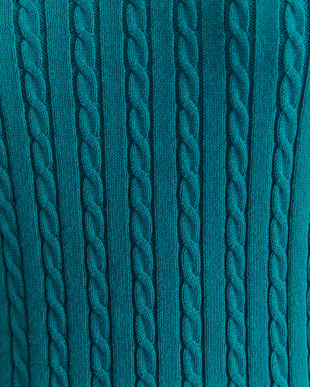 Elka Cable Polo in LIGHT TEAL