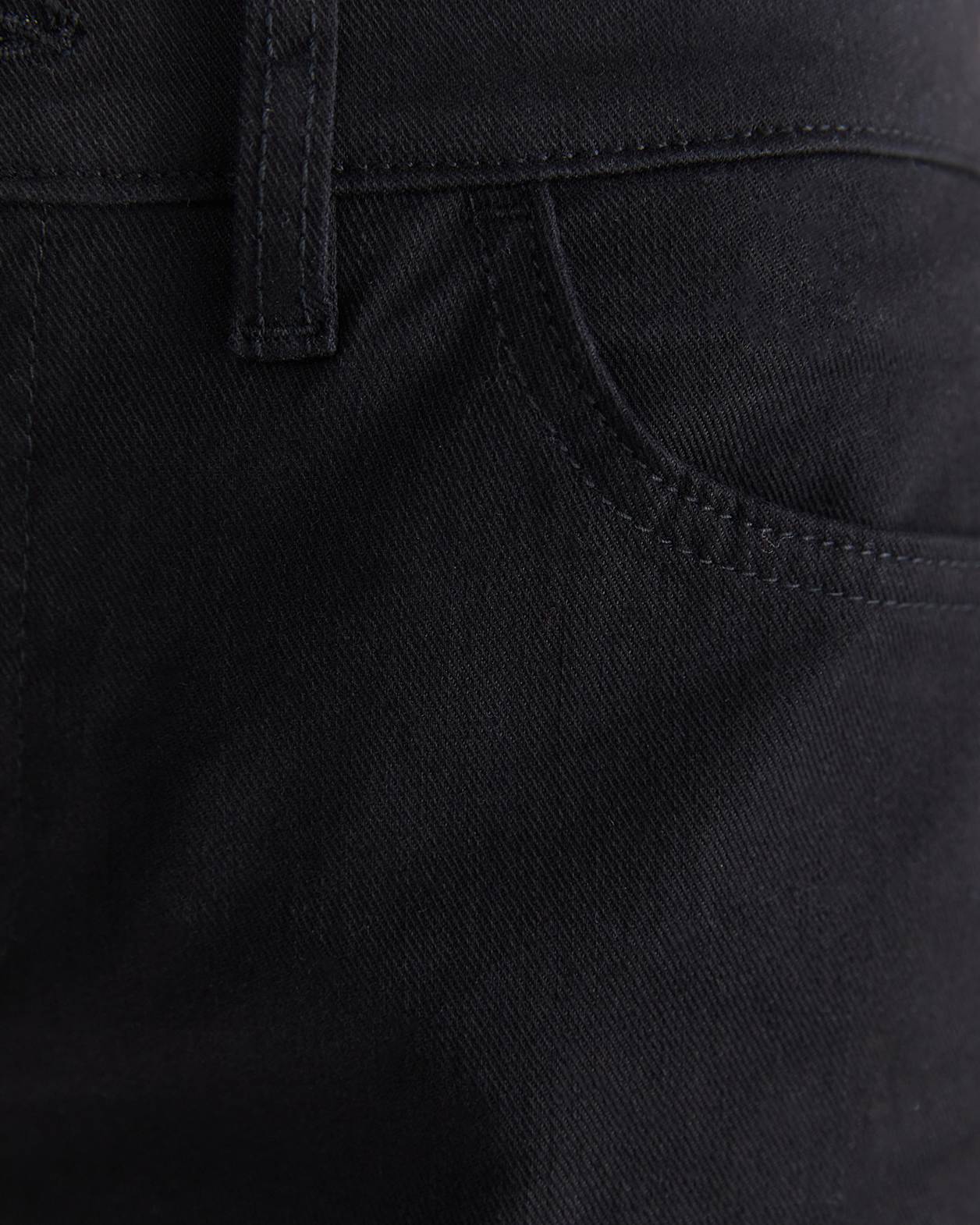 Simone Straight Jean in BLACK