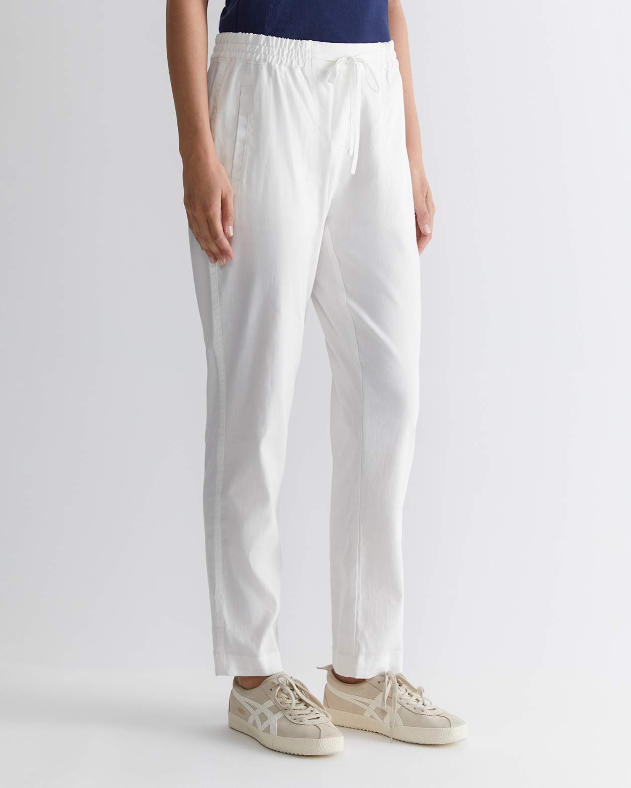 Rosa Linen Pant in WHITE