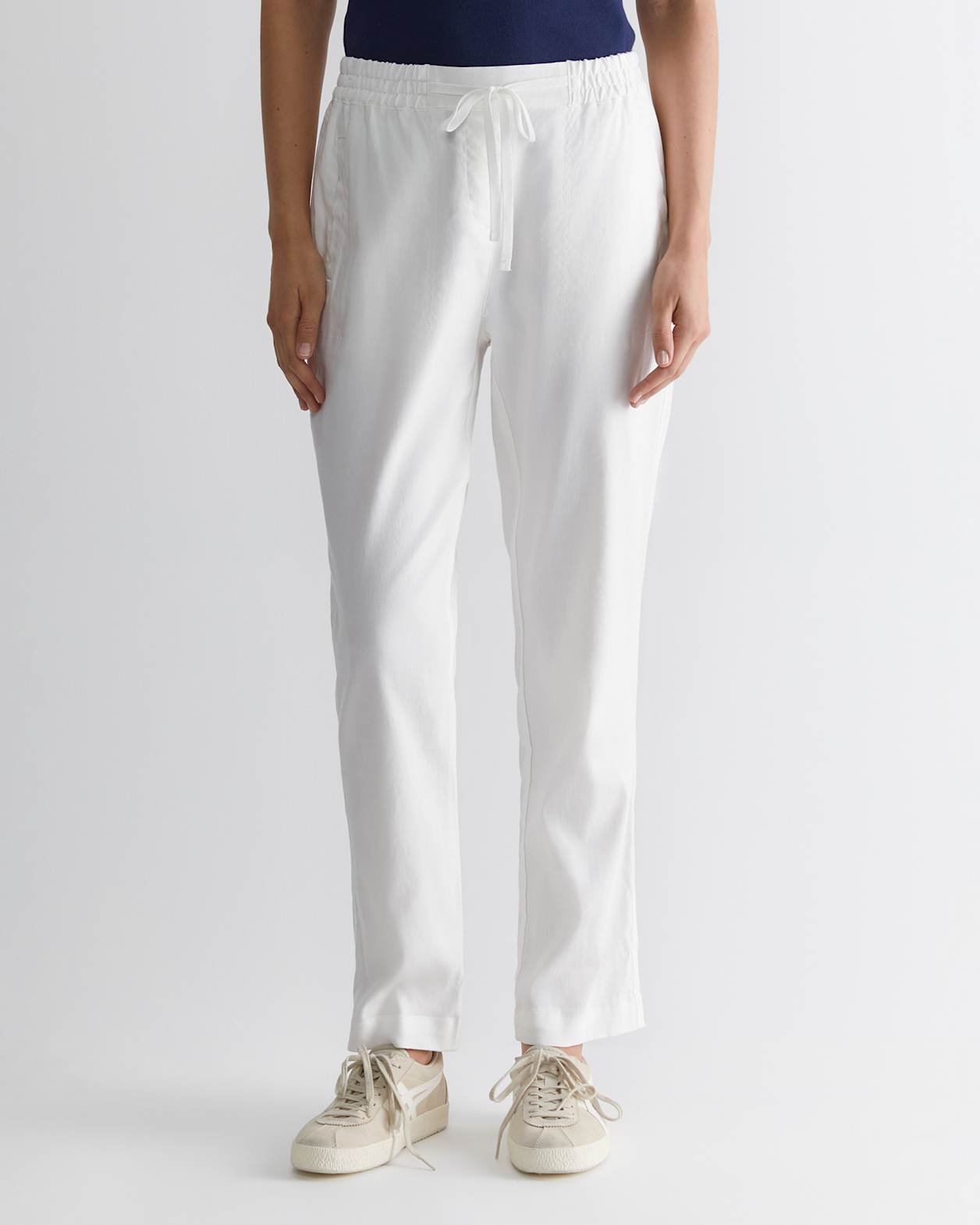 Rosa Linen Pant in WHITE