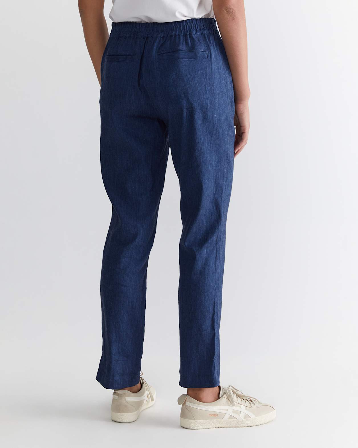 Rosa Linen Pant in INDIGO