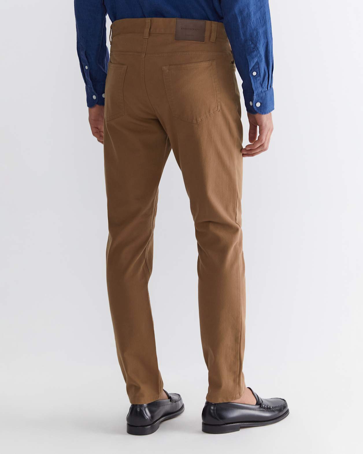 Tapered Bedford Jean in CHESTNUT