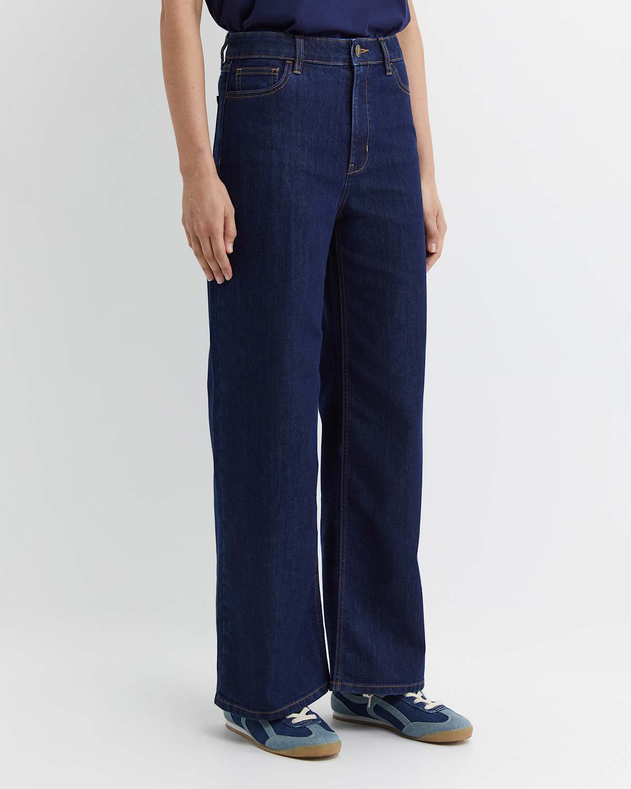 Alyse Wide Leg Jean in DARK WASH