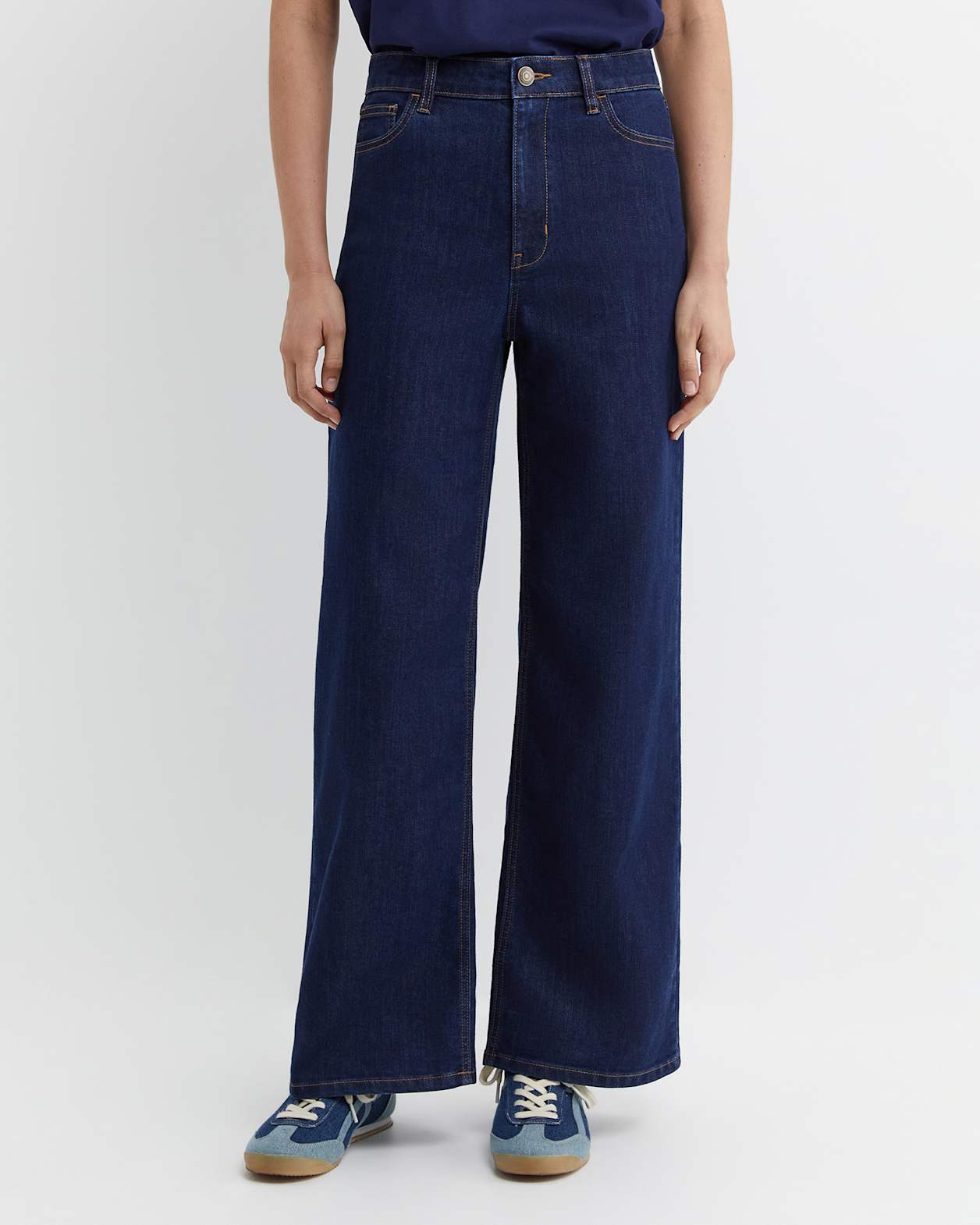 Alyse Wide Leg Jean in DARK WASH