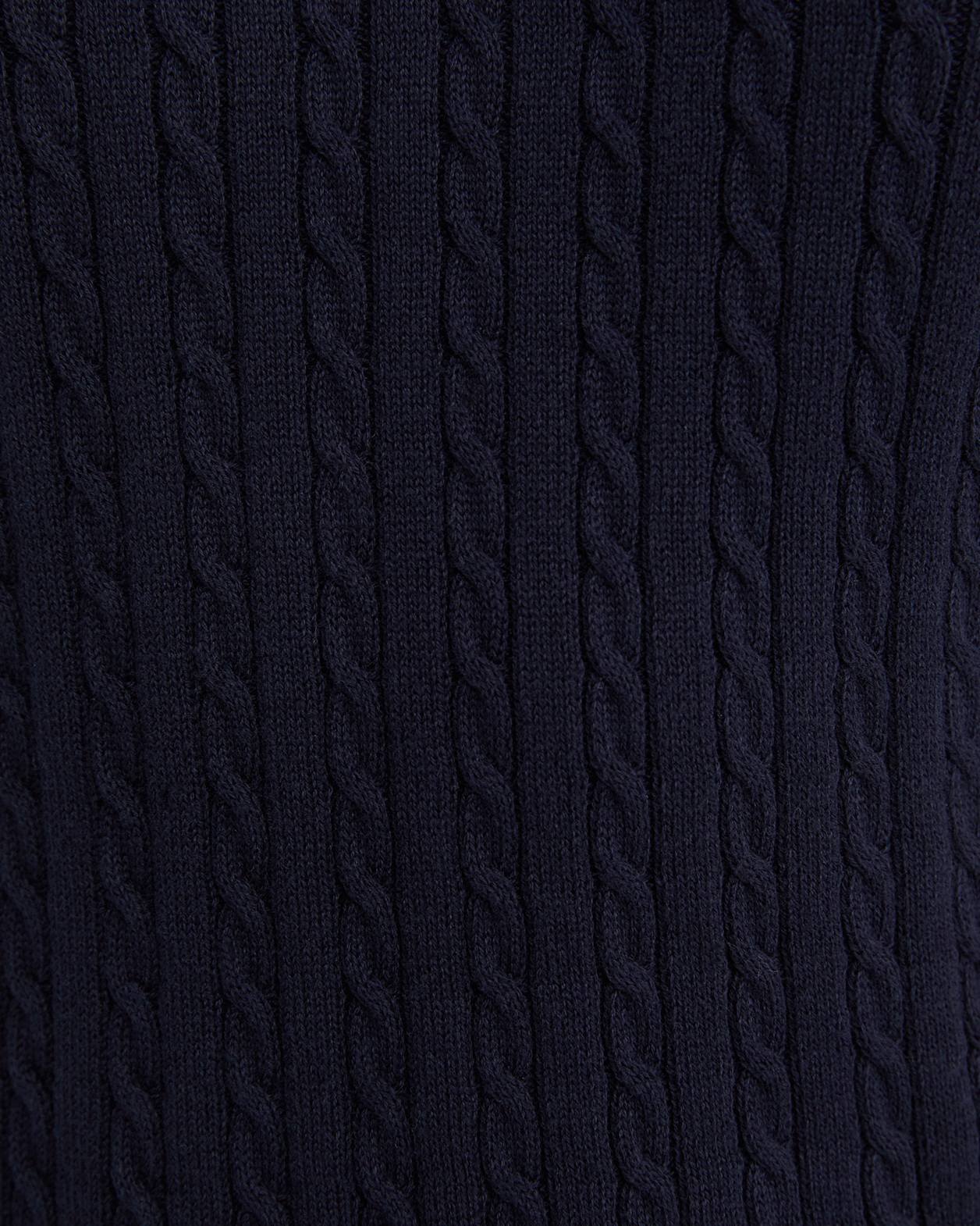 Elka Cable Polo in NAVY