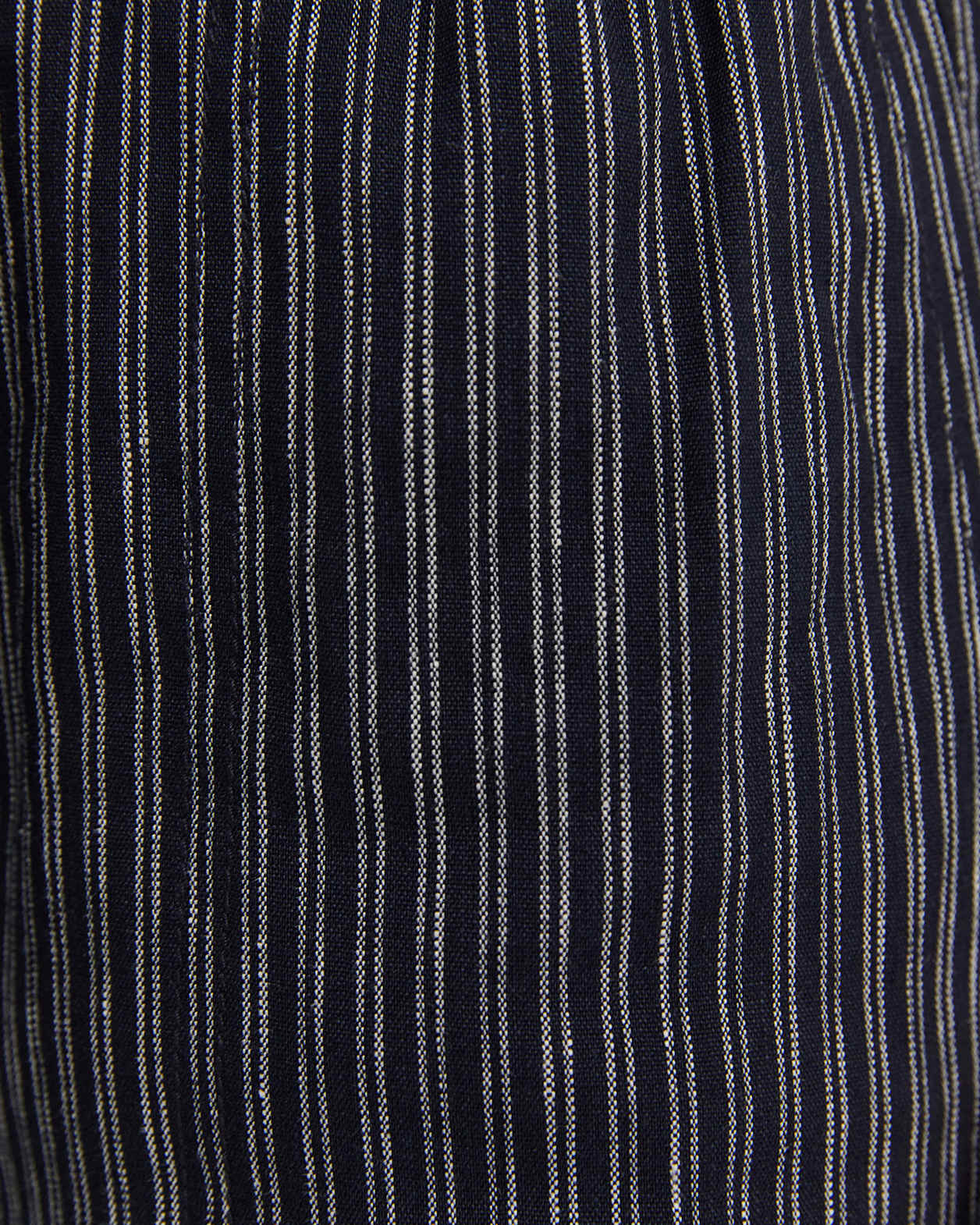 Rosa Stripe Linen Short in NAVY/WHITE