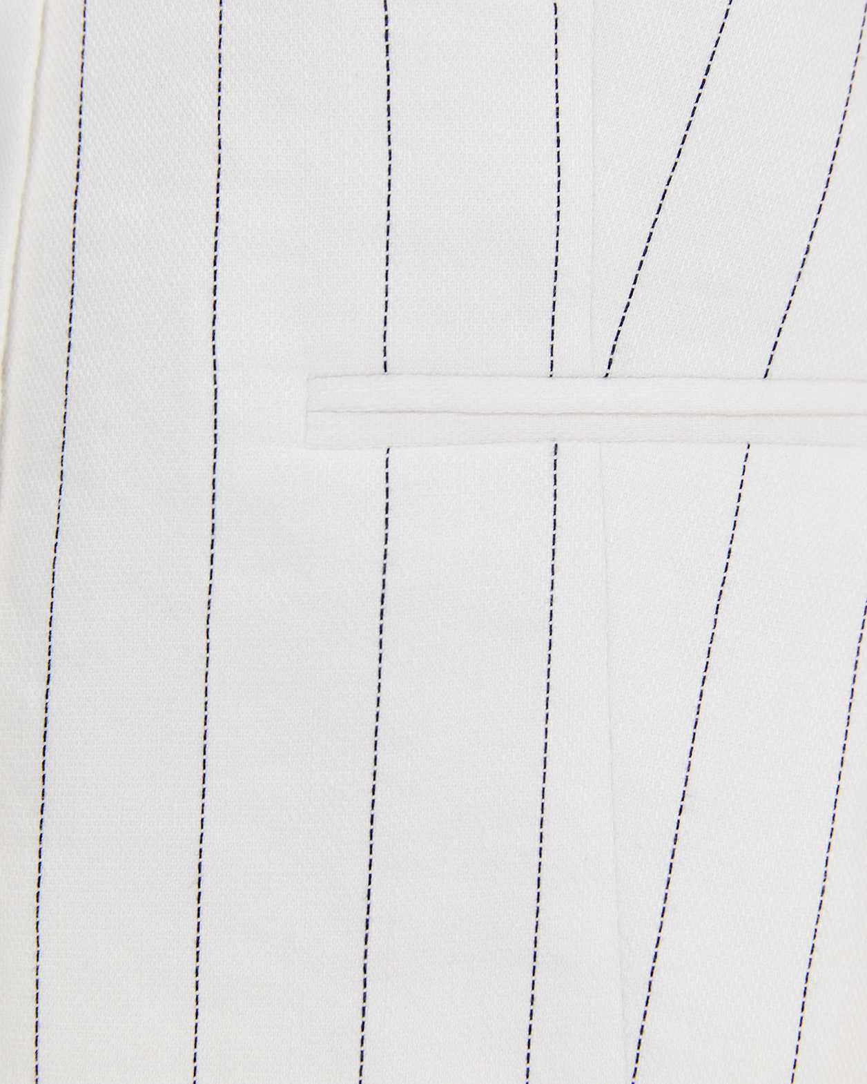 Brianne Stripe Vest in WHITE/NAVY