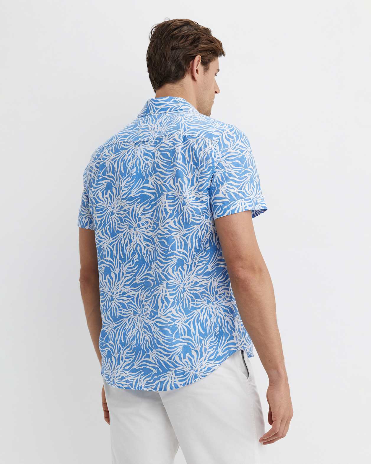 Hogan Short Sleeve Shirt in BLUE MULTI