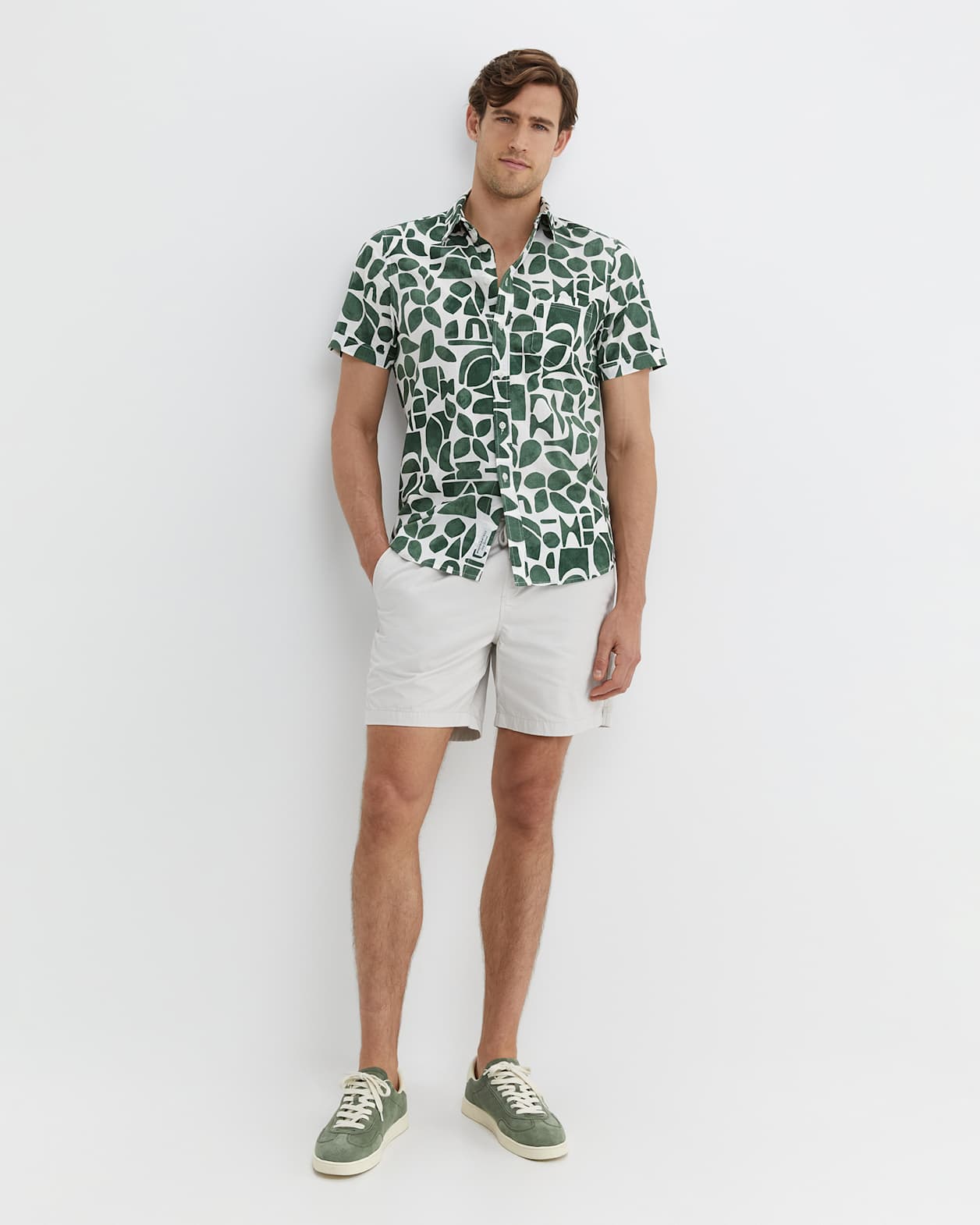 Ezra Short Sleeve Shirt in ELM