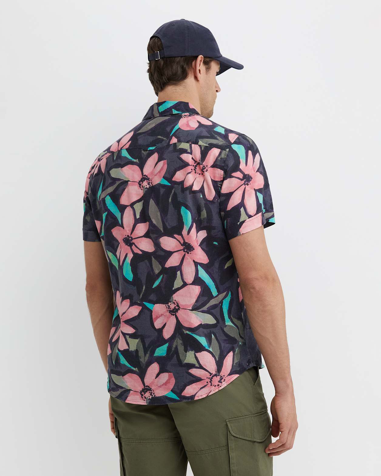 Lane Print Shirt in GREEN