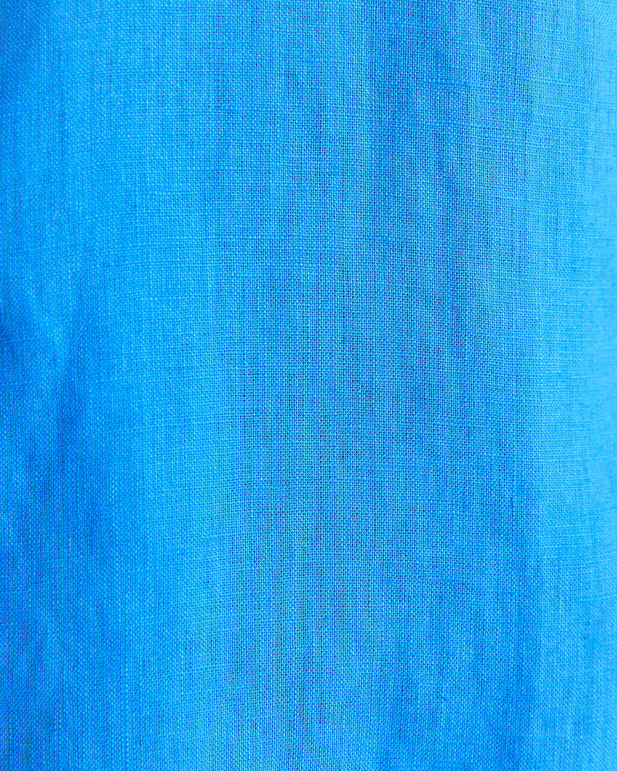 Short Sleeve Linen Shirt in COBALT