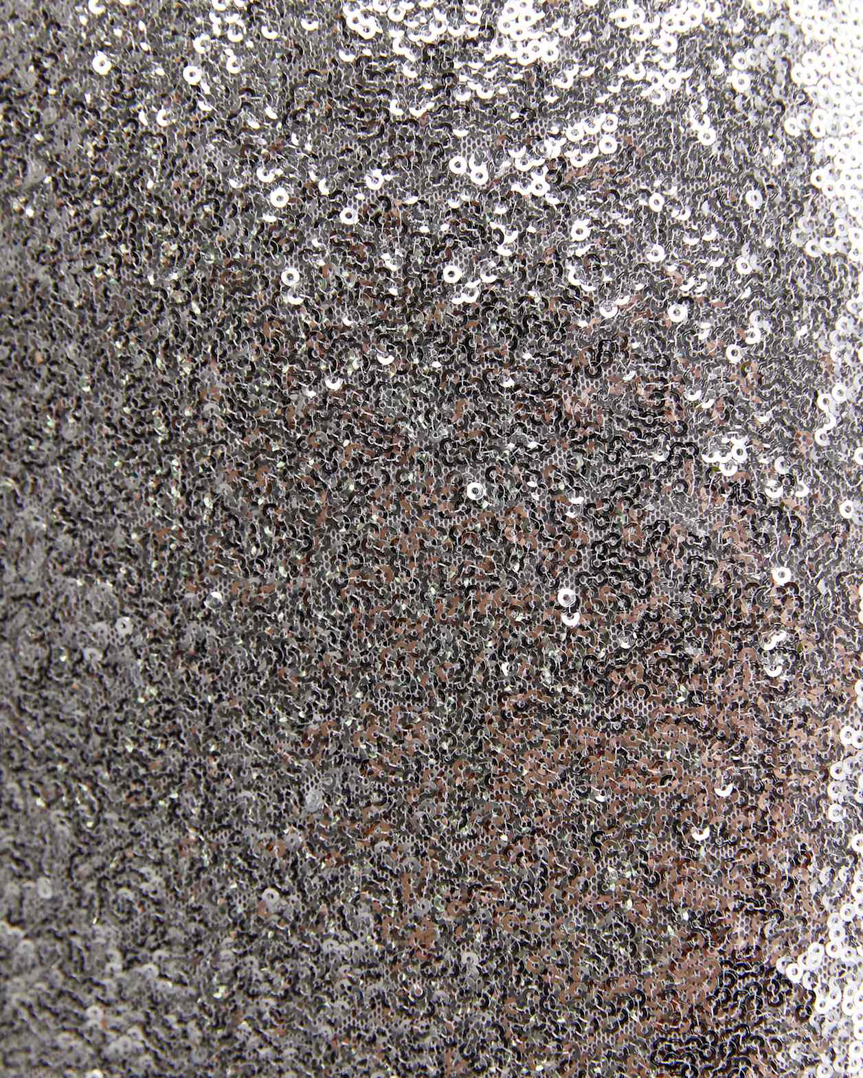 Sequin Midi Skirt in SILVER