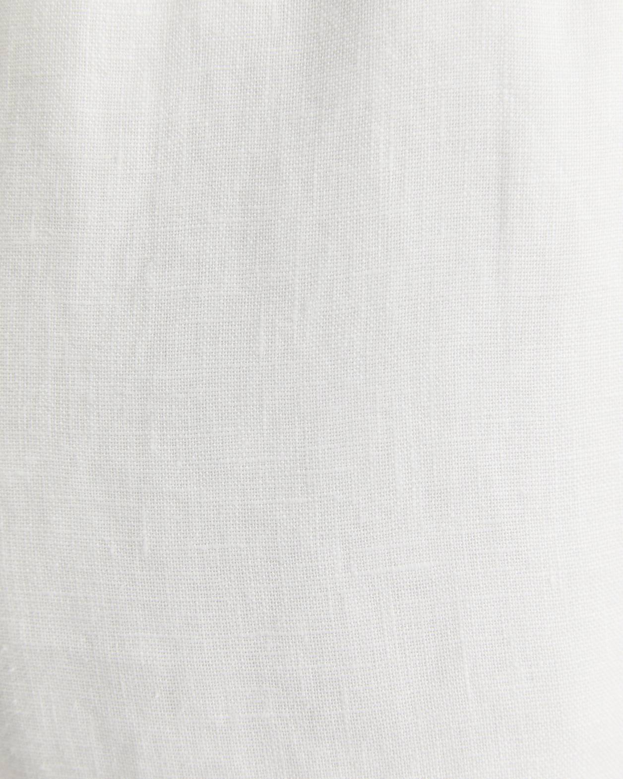 Caffery Linen Pant in WHITE