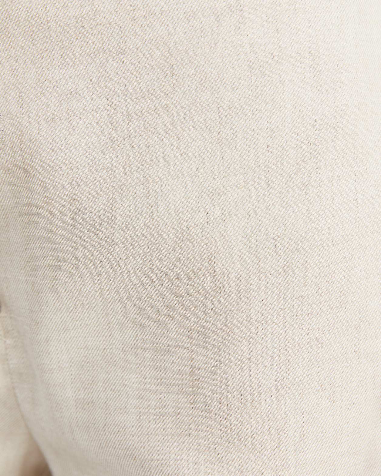 Lena Bermuda Linen Short in STRING