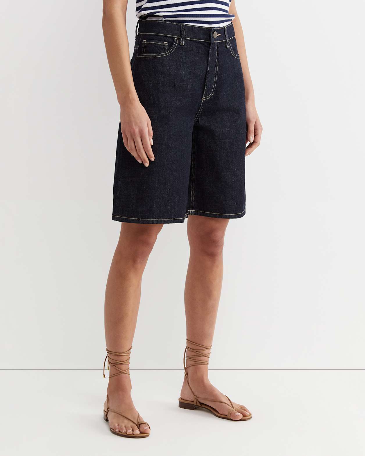Alyse Denim Short in INDIGO