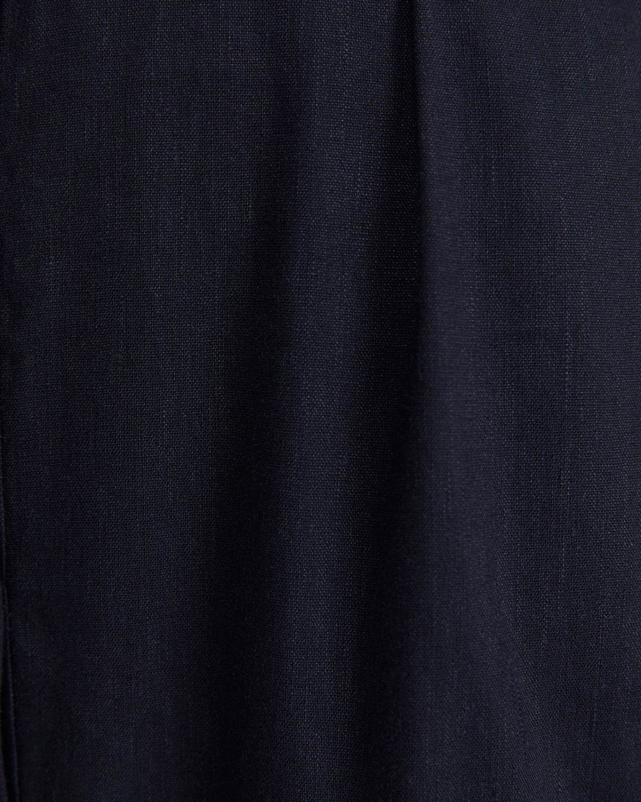 Rosa Belted Shirt Dress in CLASSIC NAVY