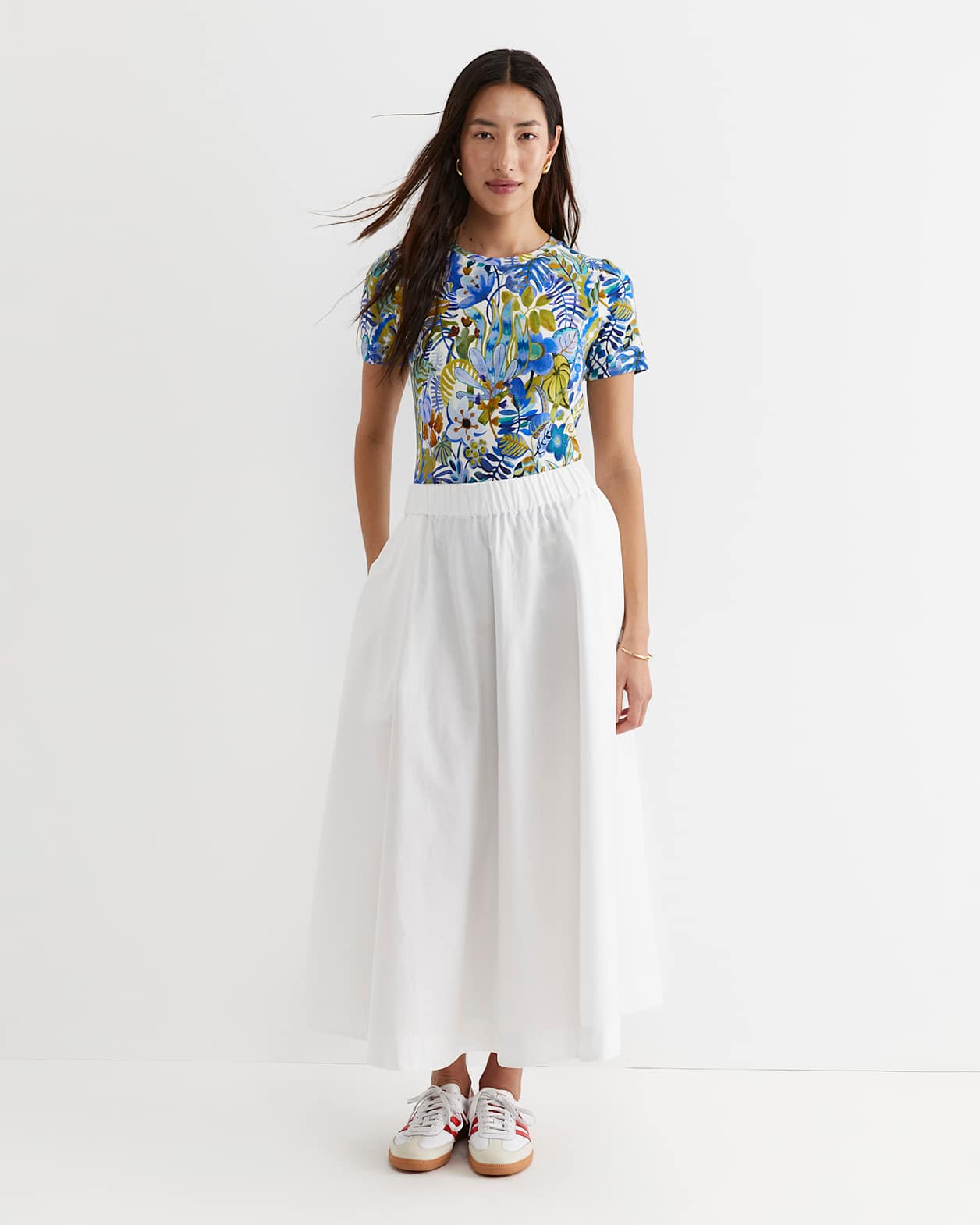 Jungle Short Sleeve Liberty Tee in BLUE MULTI