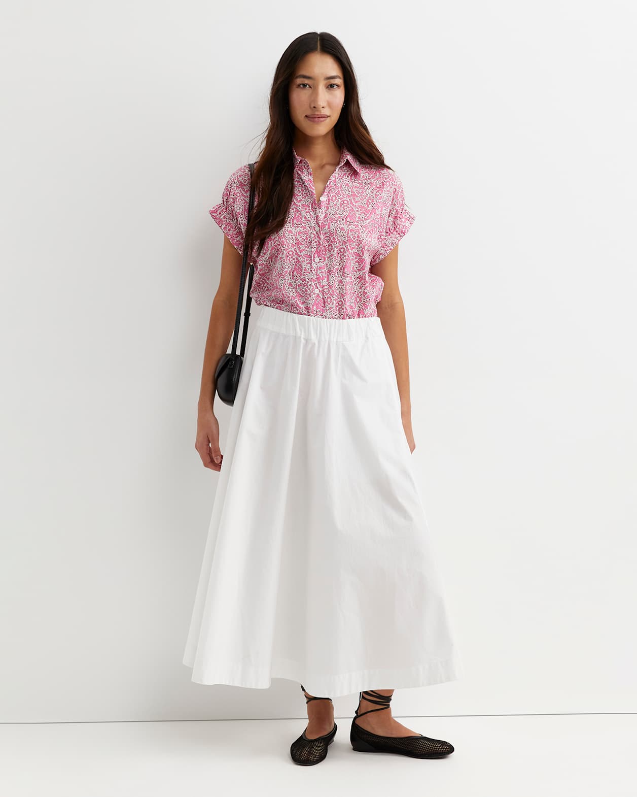 Laurel Short Sleeve Liberty Shirt in PINK MULTI