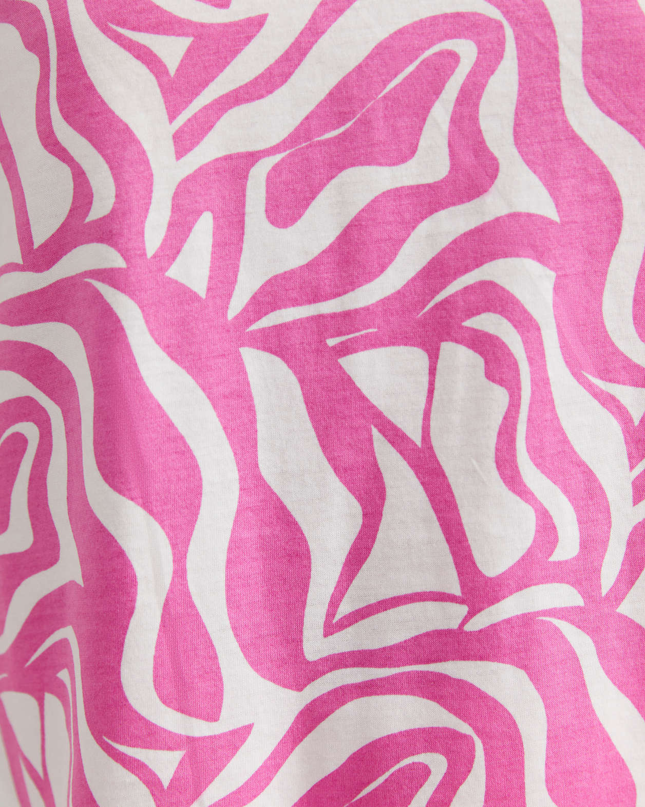 Zola Short Sleeve Mercerised Tee in PINK/WHITE