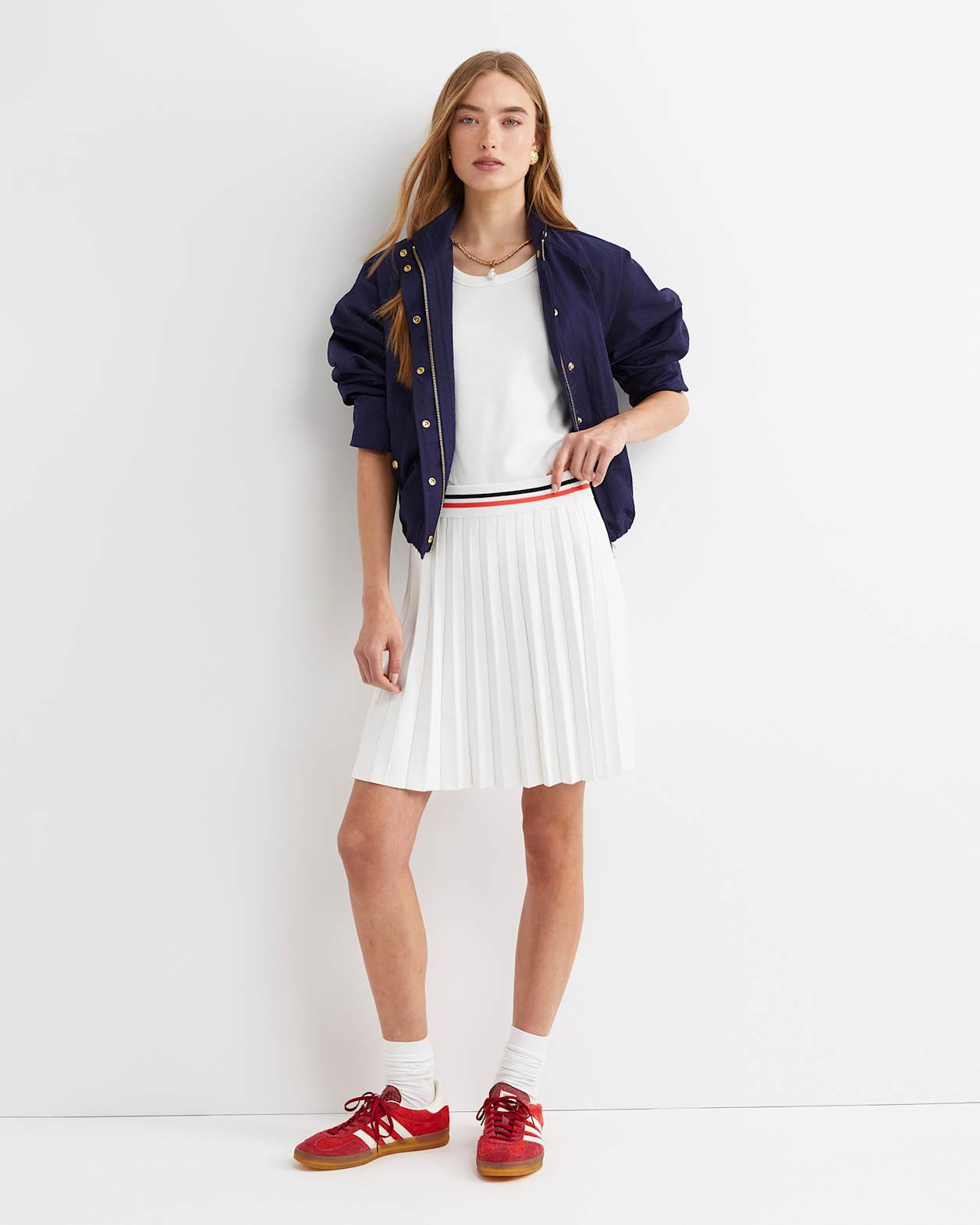 Maxine Milano Mini Skirt in WHITE