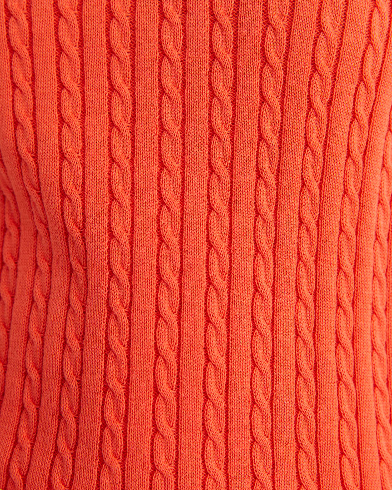 Elka Cable Polo in ORANGE