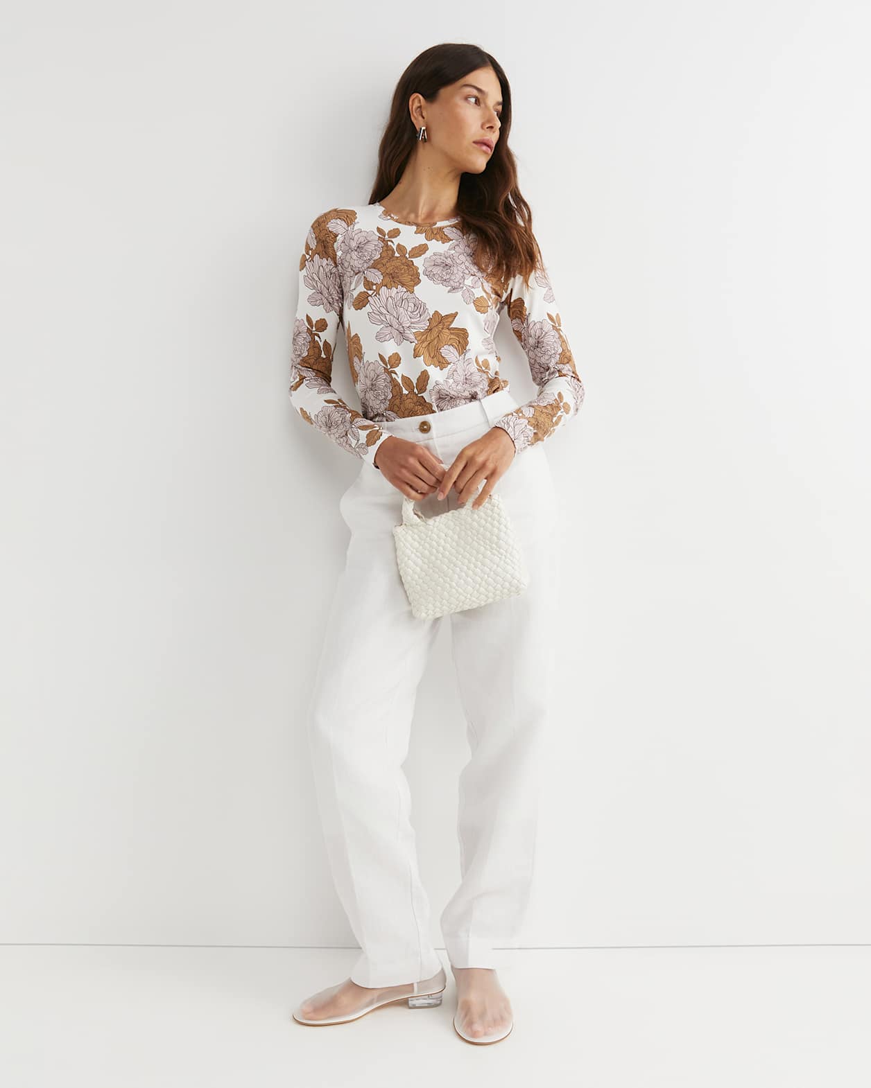 Miranda Magic Long Sleeve Tee in TAN