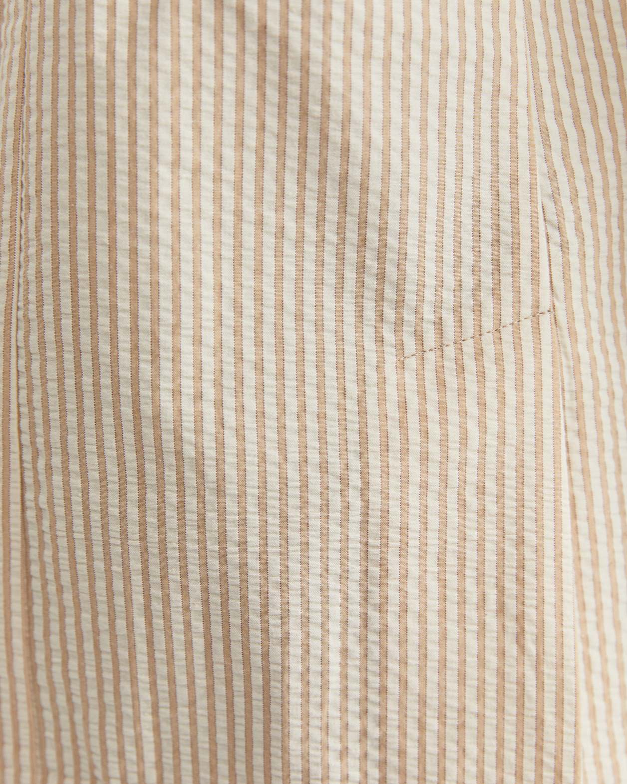 Nikoo Stripe Jacket in TAN/WHITE