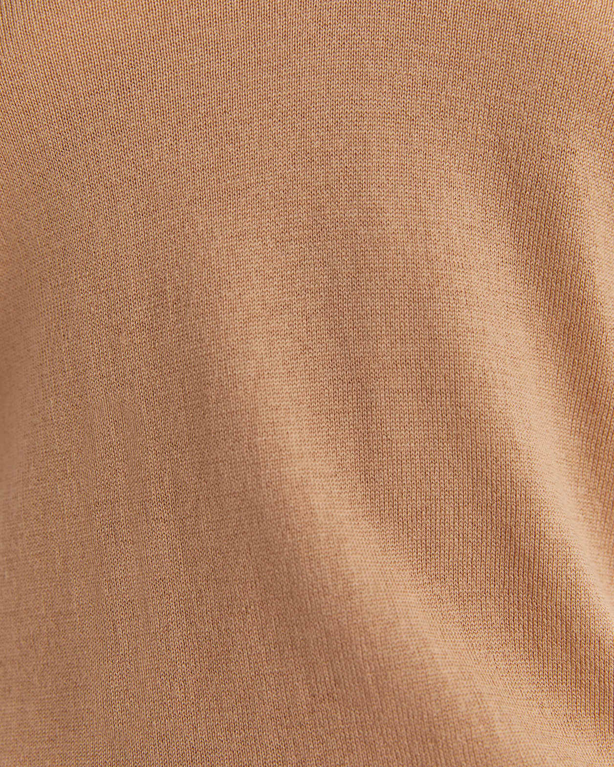 Francis Merino V-Neck Knit in TAN