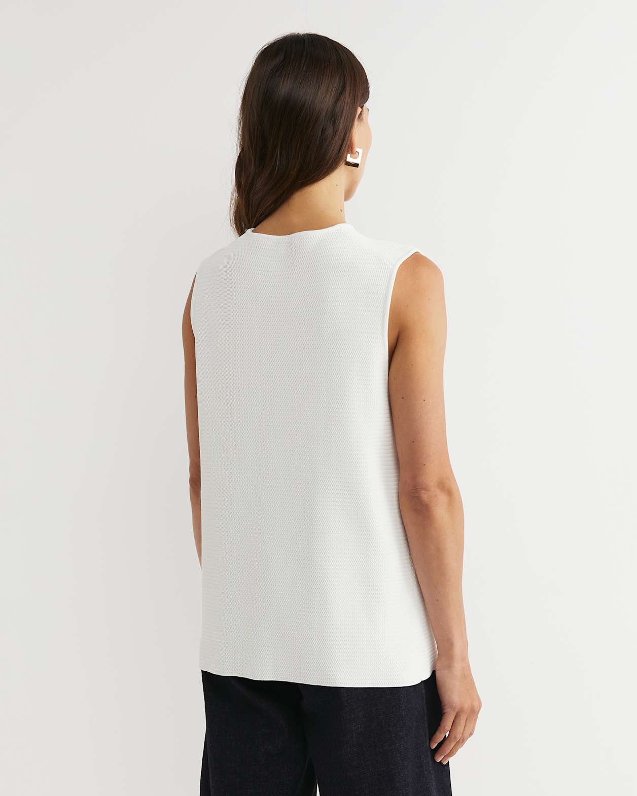 Maxine Milano Vest in MILK
