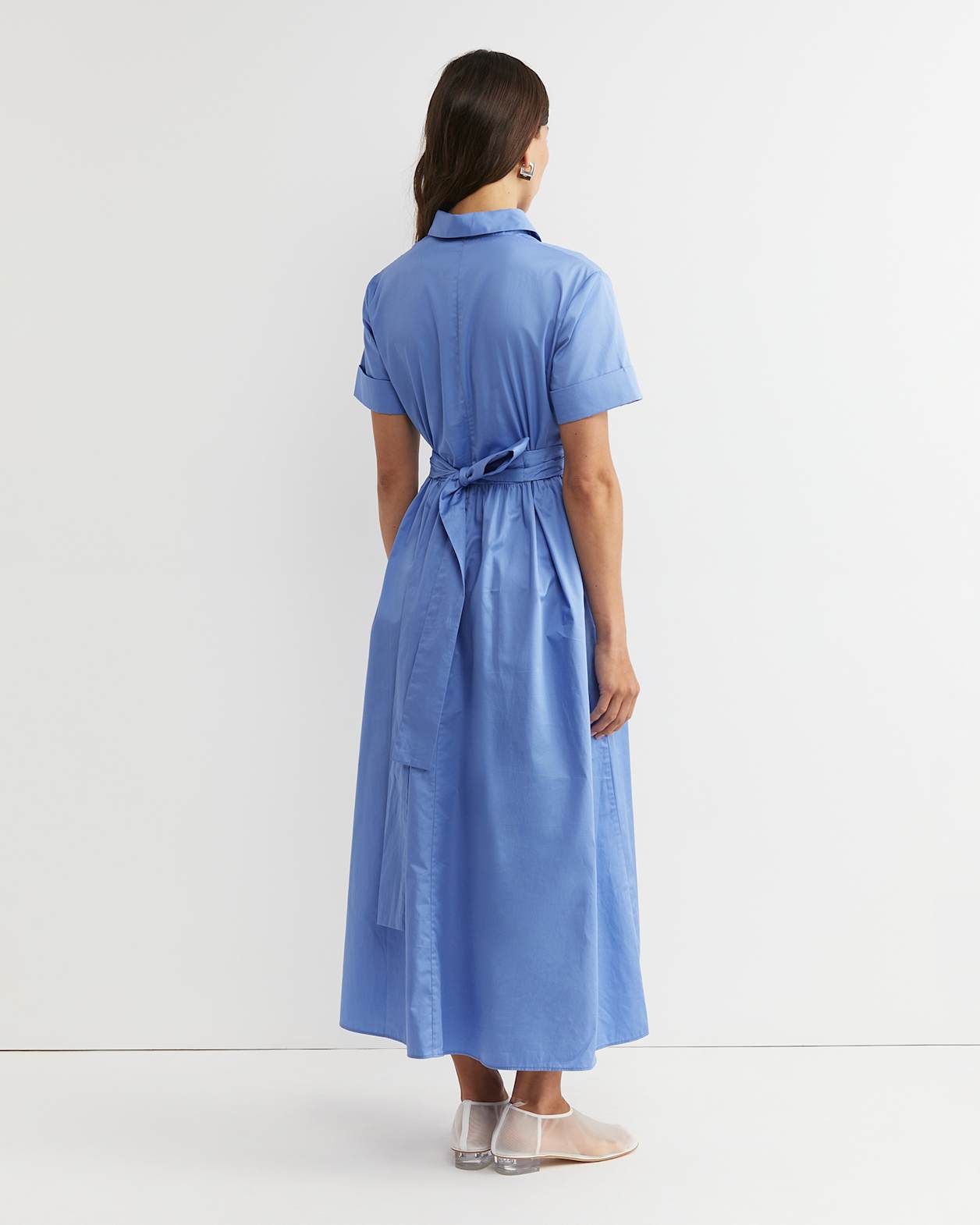 Etta Twist Maxi Dress in BELLE BLUE