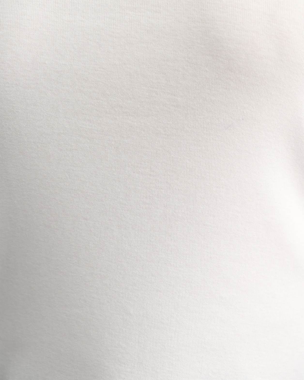 Heidi Long Sleeve Rib Tee in WHITE