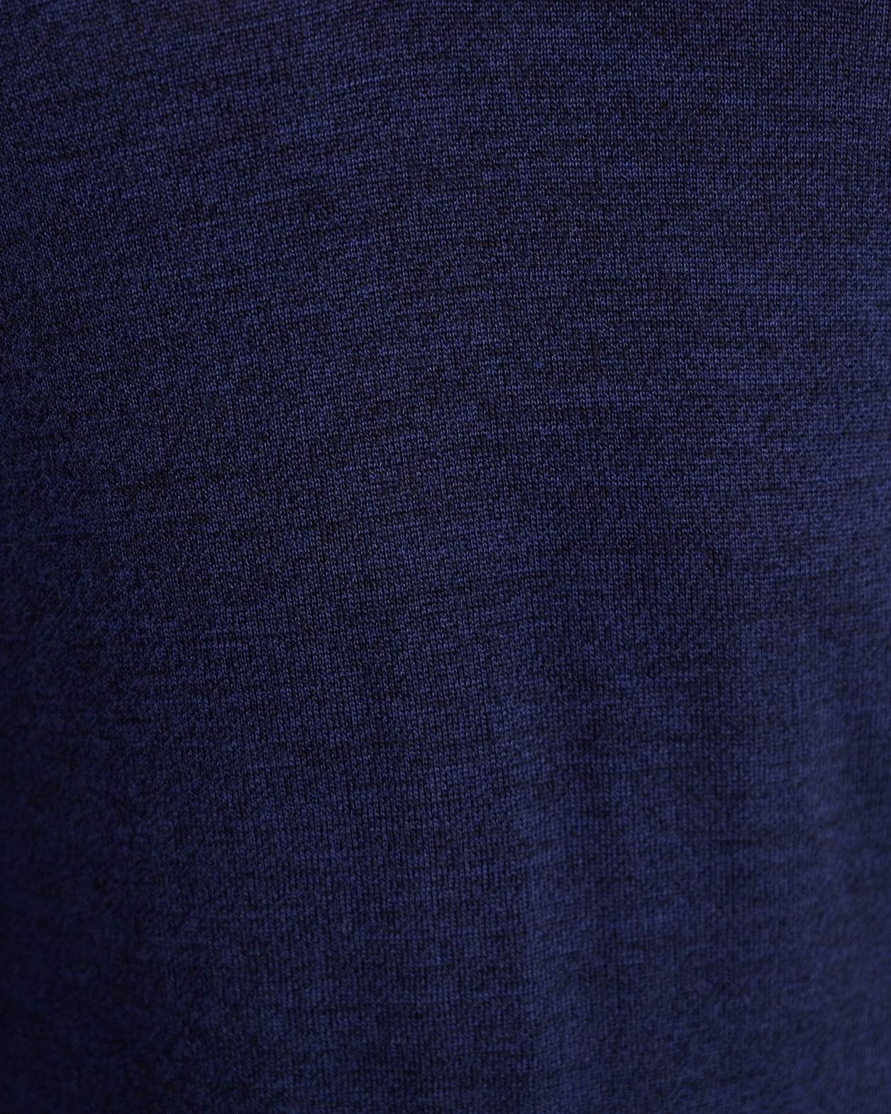 Long Sleeve Merino Knit Polo in NAVY