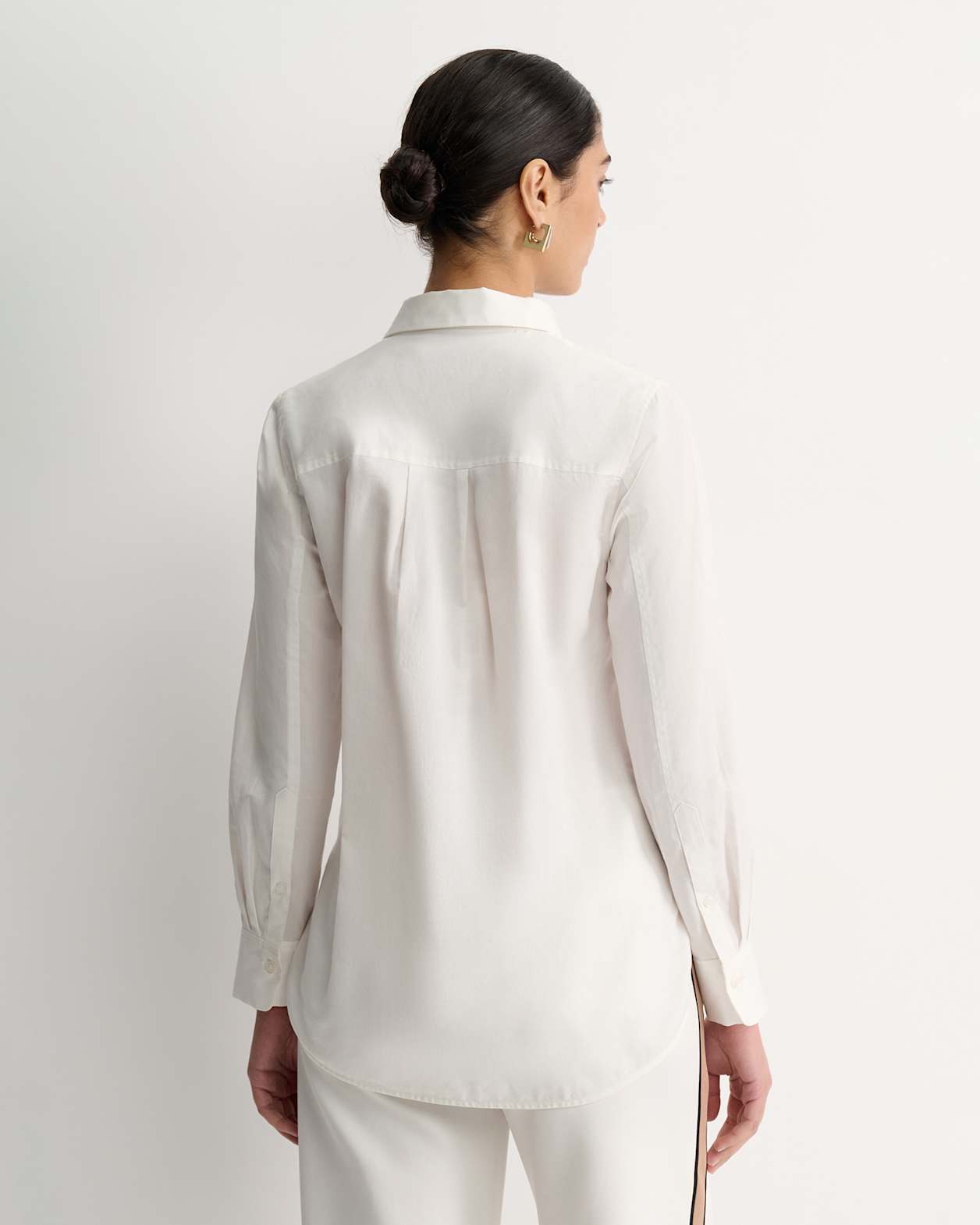 Georgia Long Sleeve Shirt in WHITE