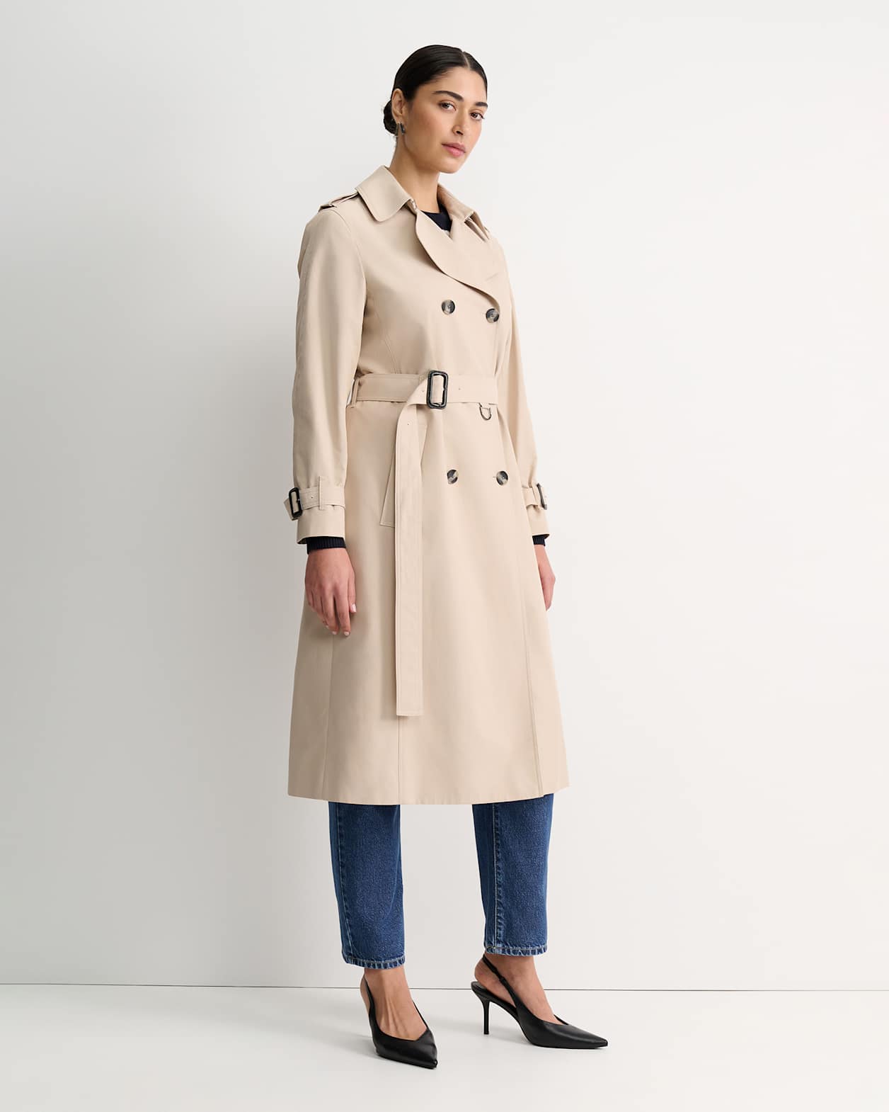 Audrey Icon Trench in STONE