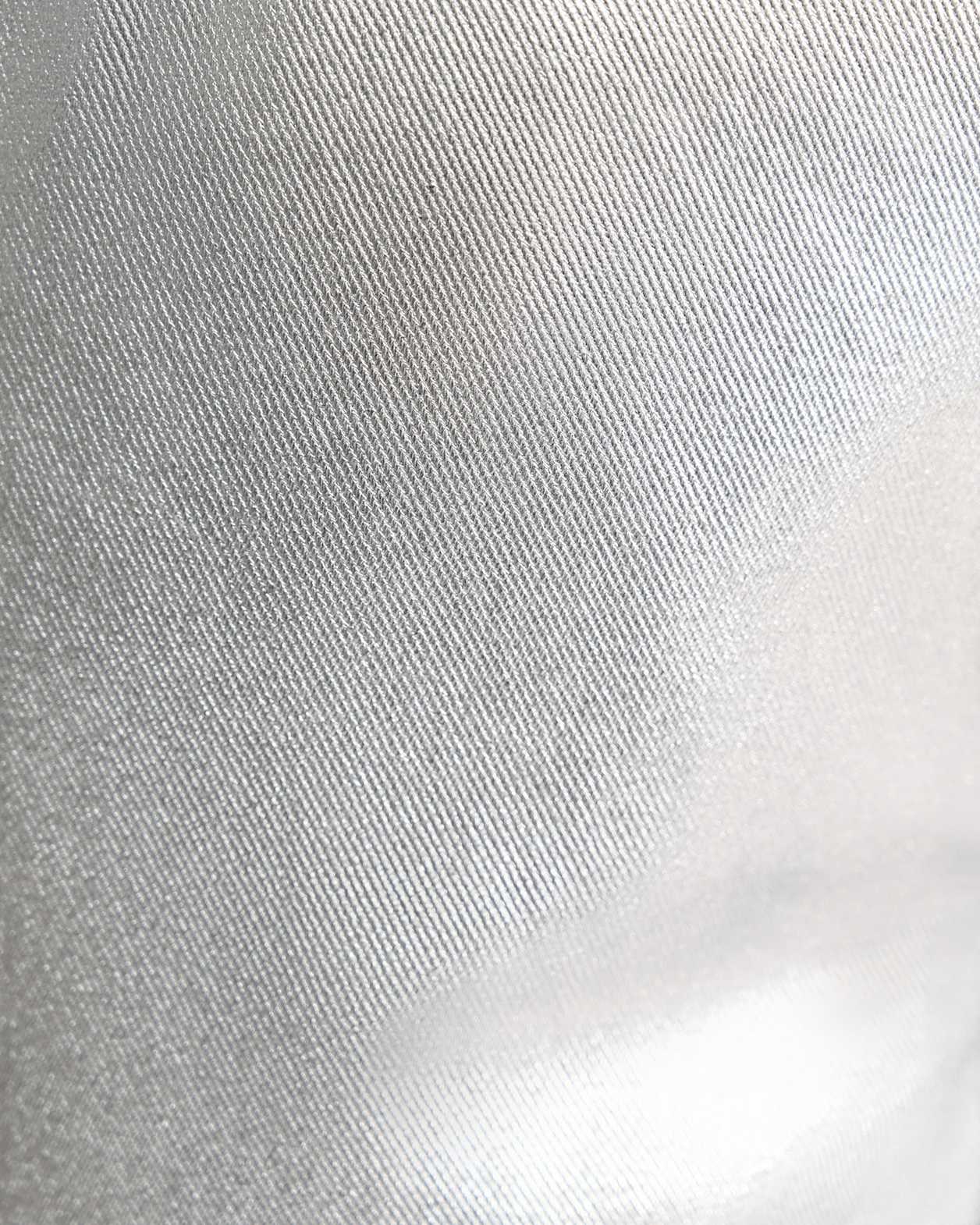 Bec Foiled Straight Leg Jean in SILVER