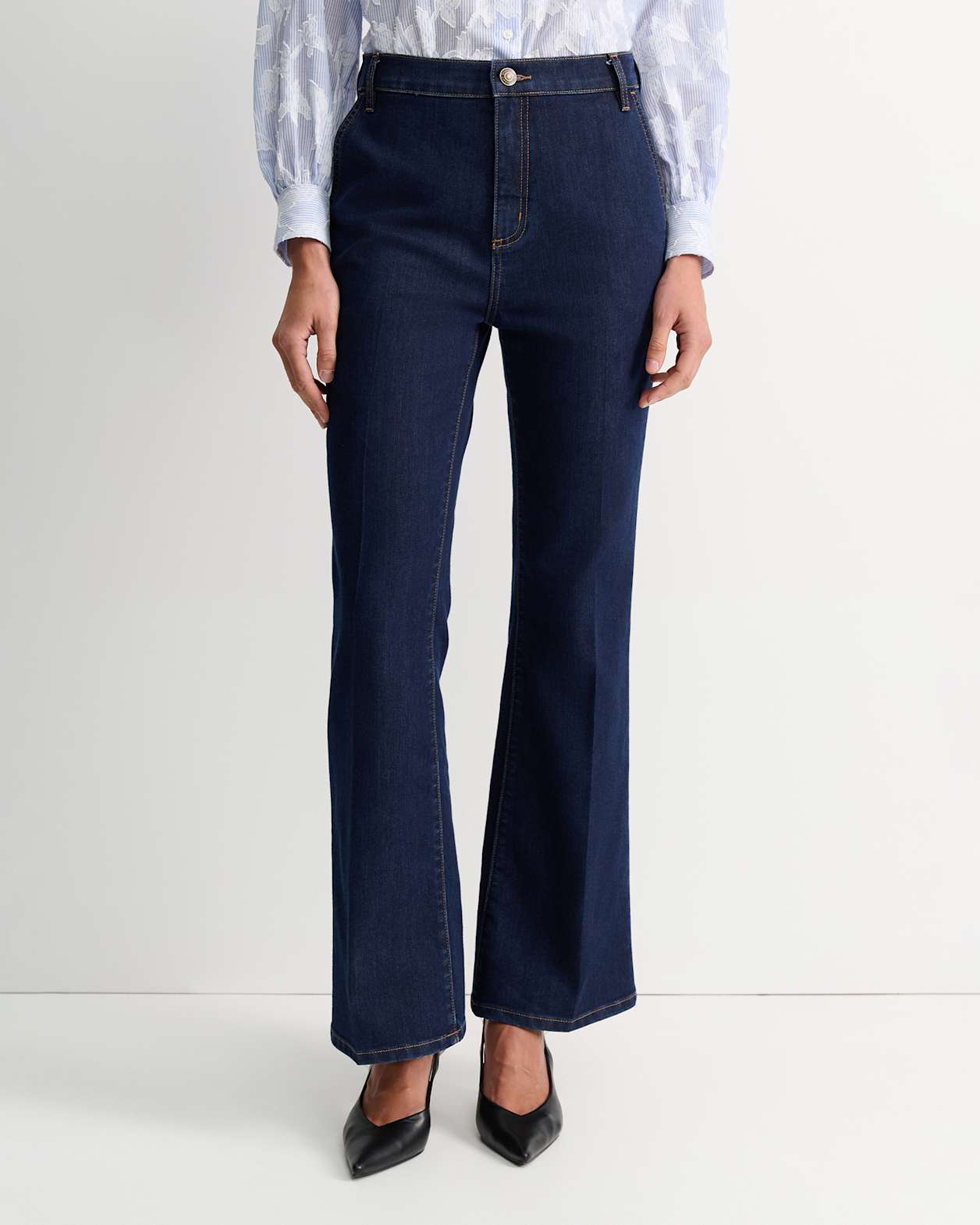 Maxine Trouser Jean in DARK WASH