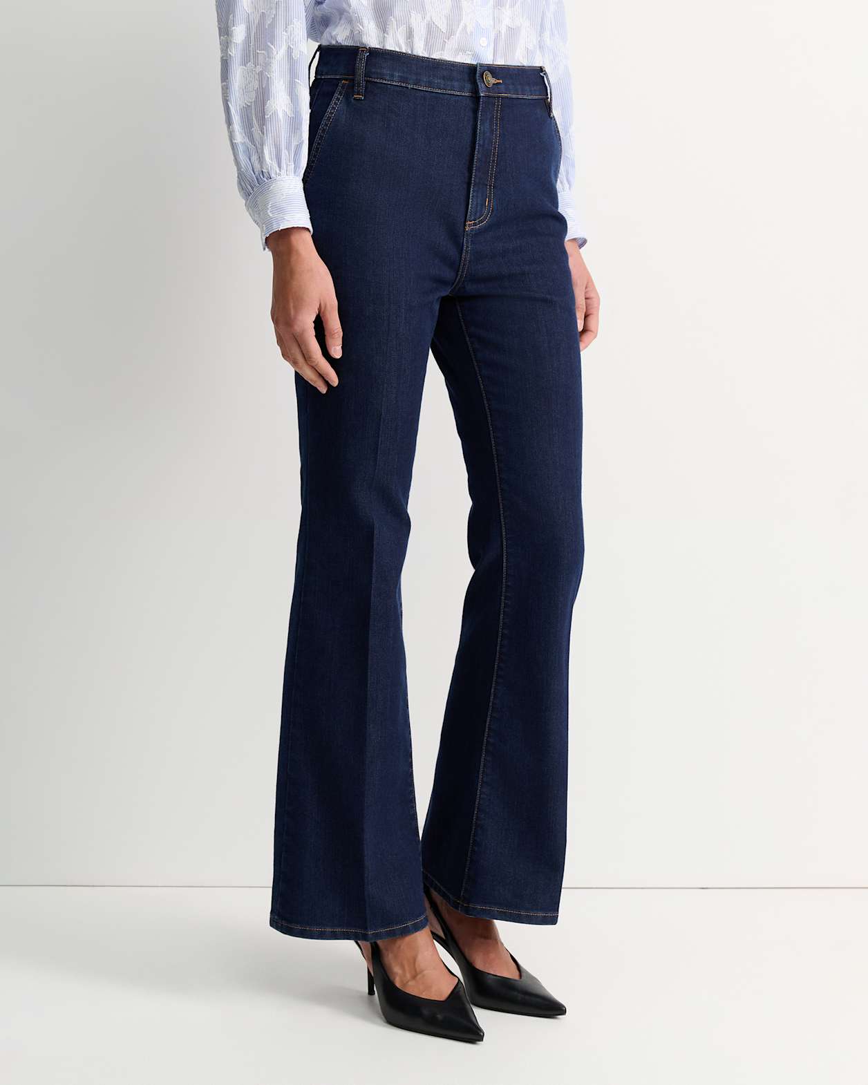 Maxine Trouser Jean in DARK WASH