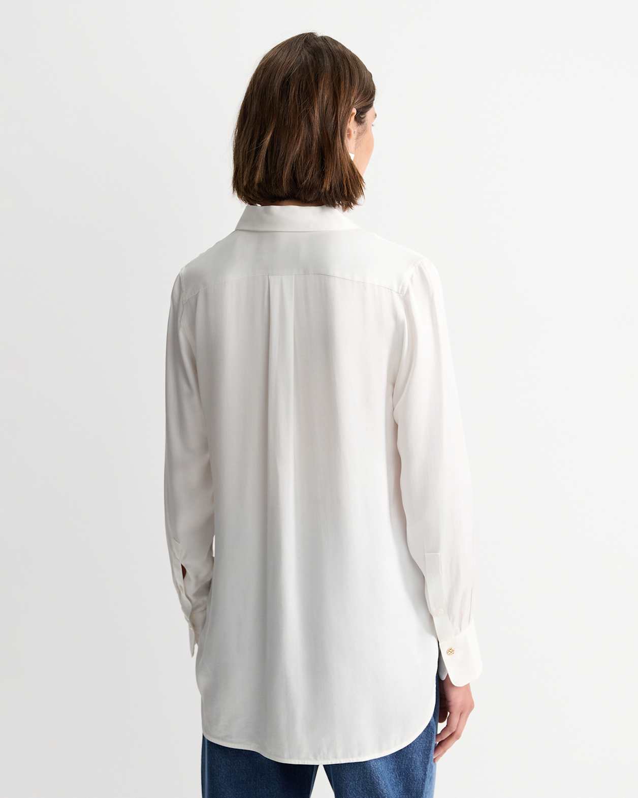 Garbo Tuxedo Shirt in WHITE