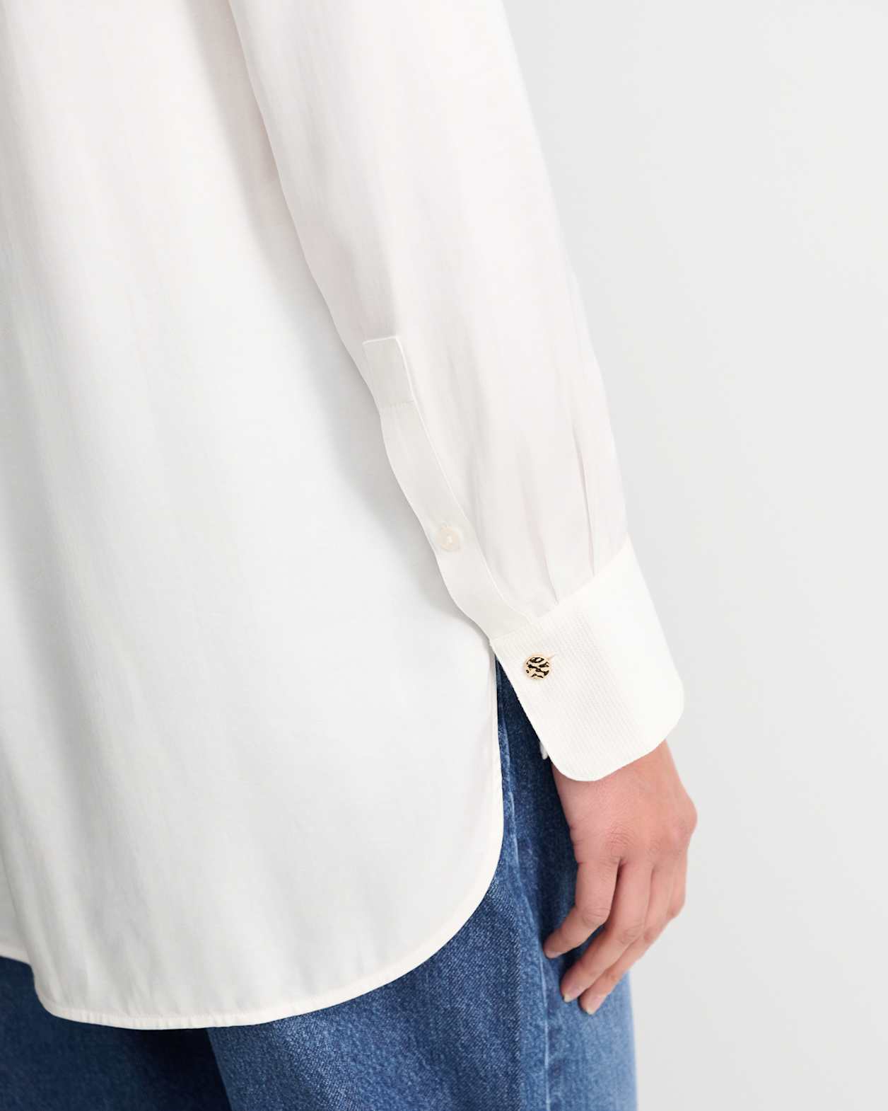 Garbo Tuxedo Shirt in WHITE