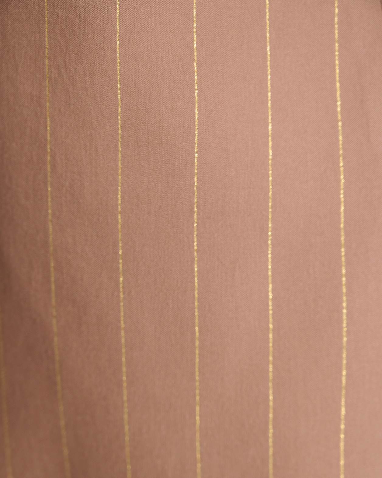 Mina Lurex Pinstripe Jacket in TAN