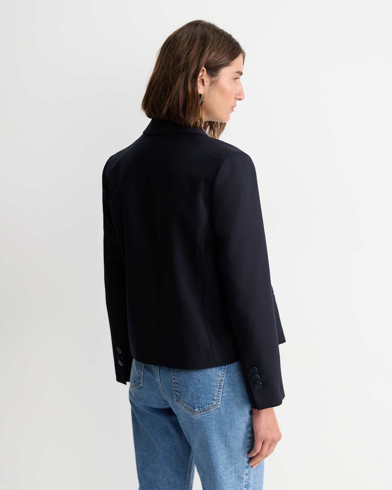 Wren Double Breasted Blazer in NAVY