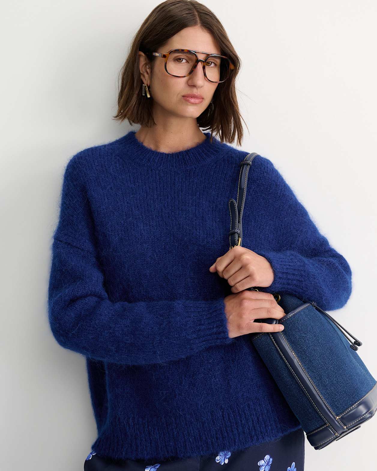Sarish Chunky Sweater in MIDNIGHT